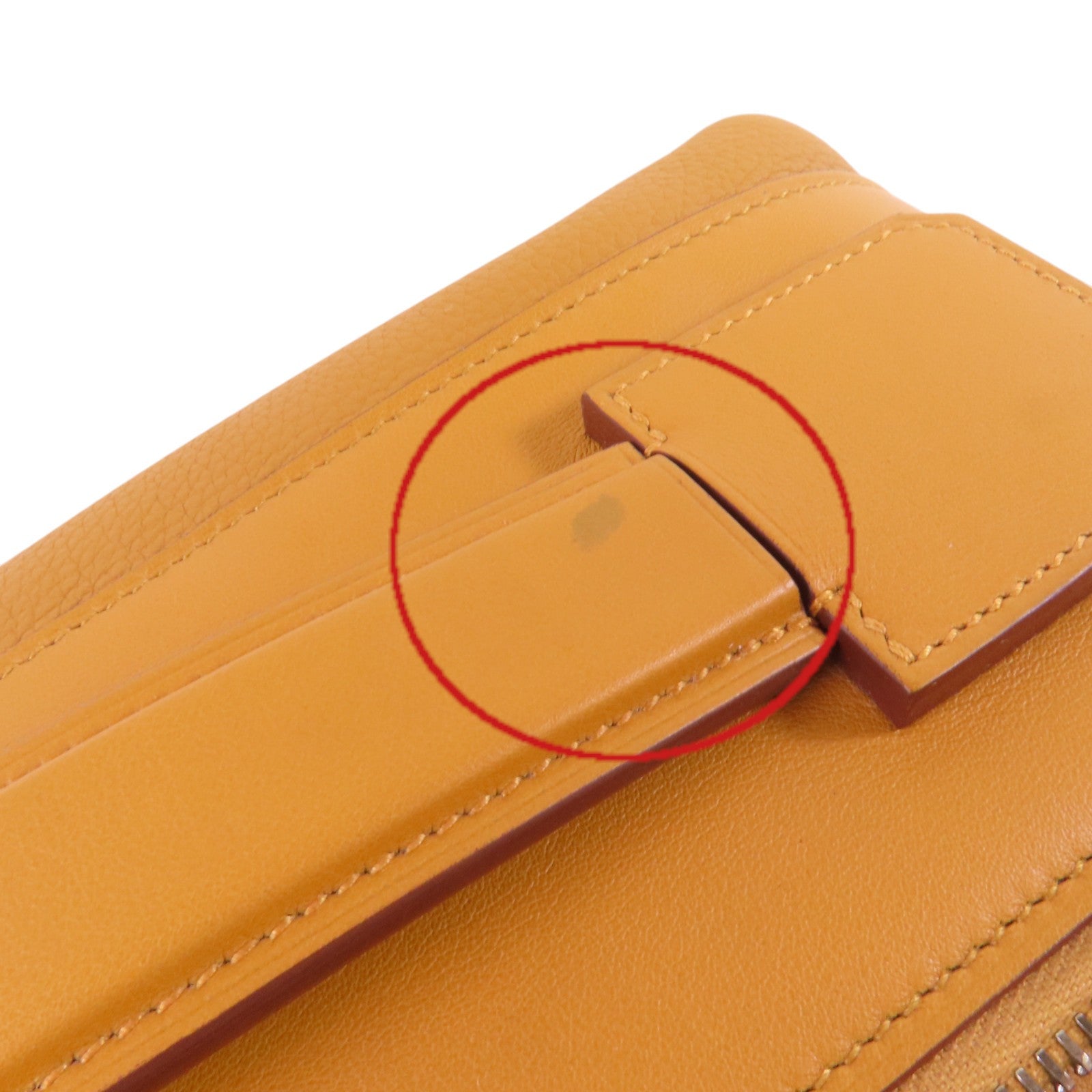 HERMES Togo皮革Emile 30銀扣肩背袋