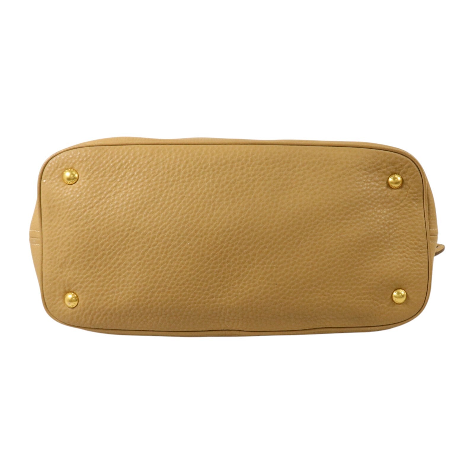 PRADA 牛皮皮革Hobo Bag金扣肩背袋