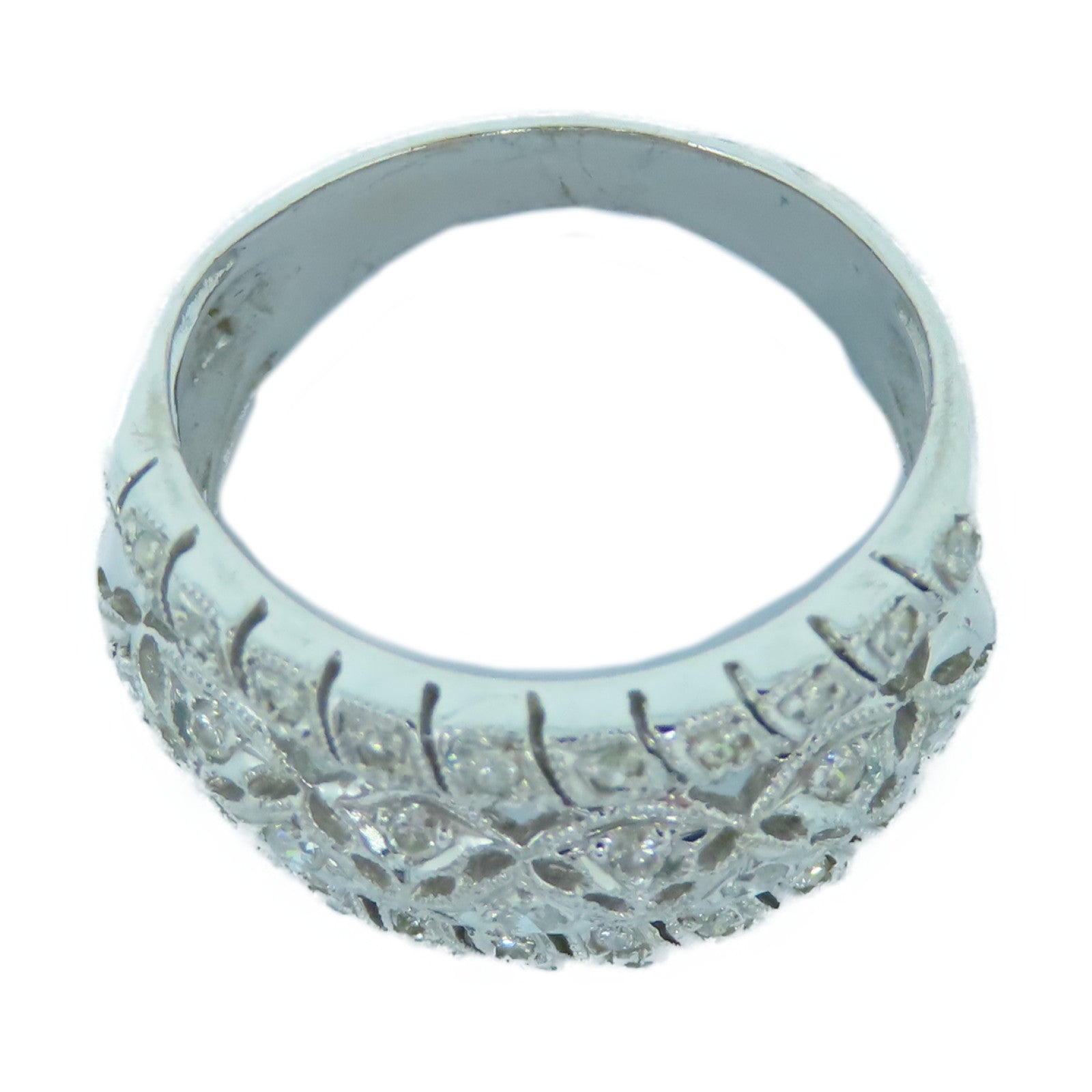 JEWELRY 【激減優惠】18K白金Diamond Ring鑽石戒指US#6
