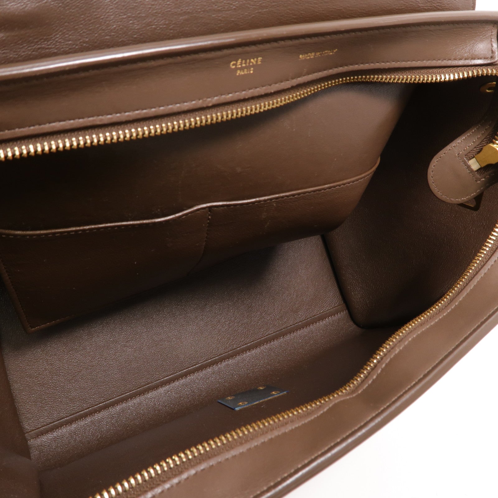 CELINE 牛皮皮革Trapeze Small手挽肩背兩用袋