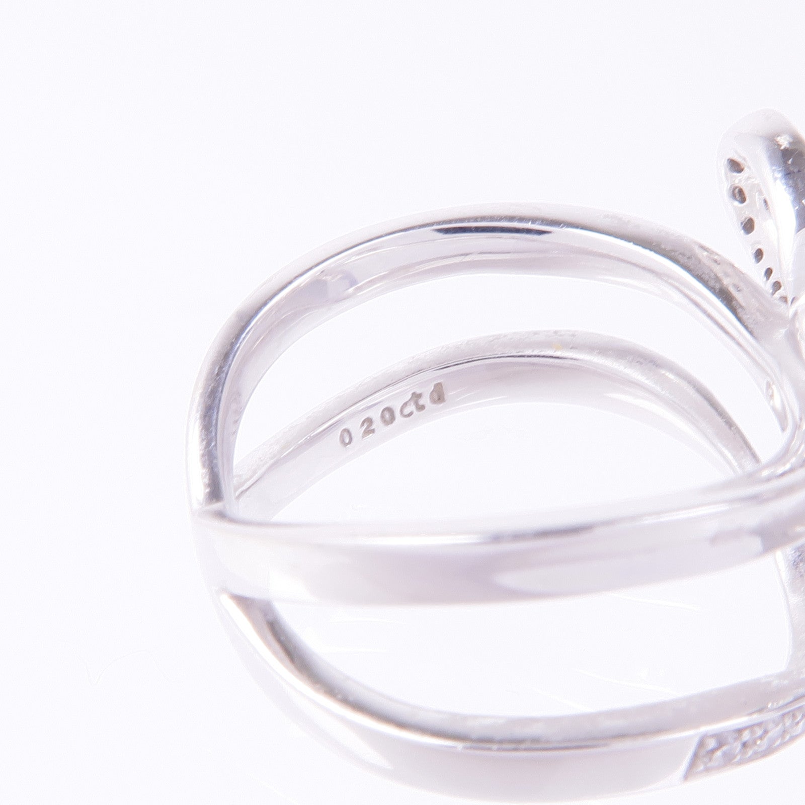 JEWELRY 18K白金Diamond Ring鑽石戒指US#5