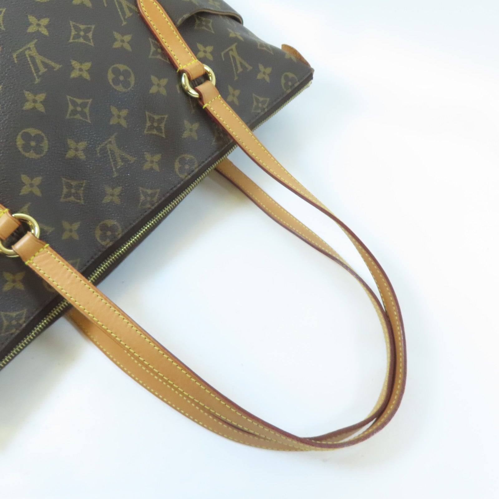 LOUIS VUITTON Monogram Totally MM金扣肩背袋啡色
