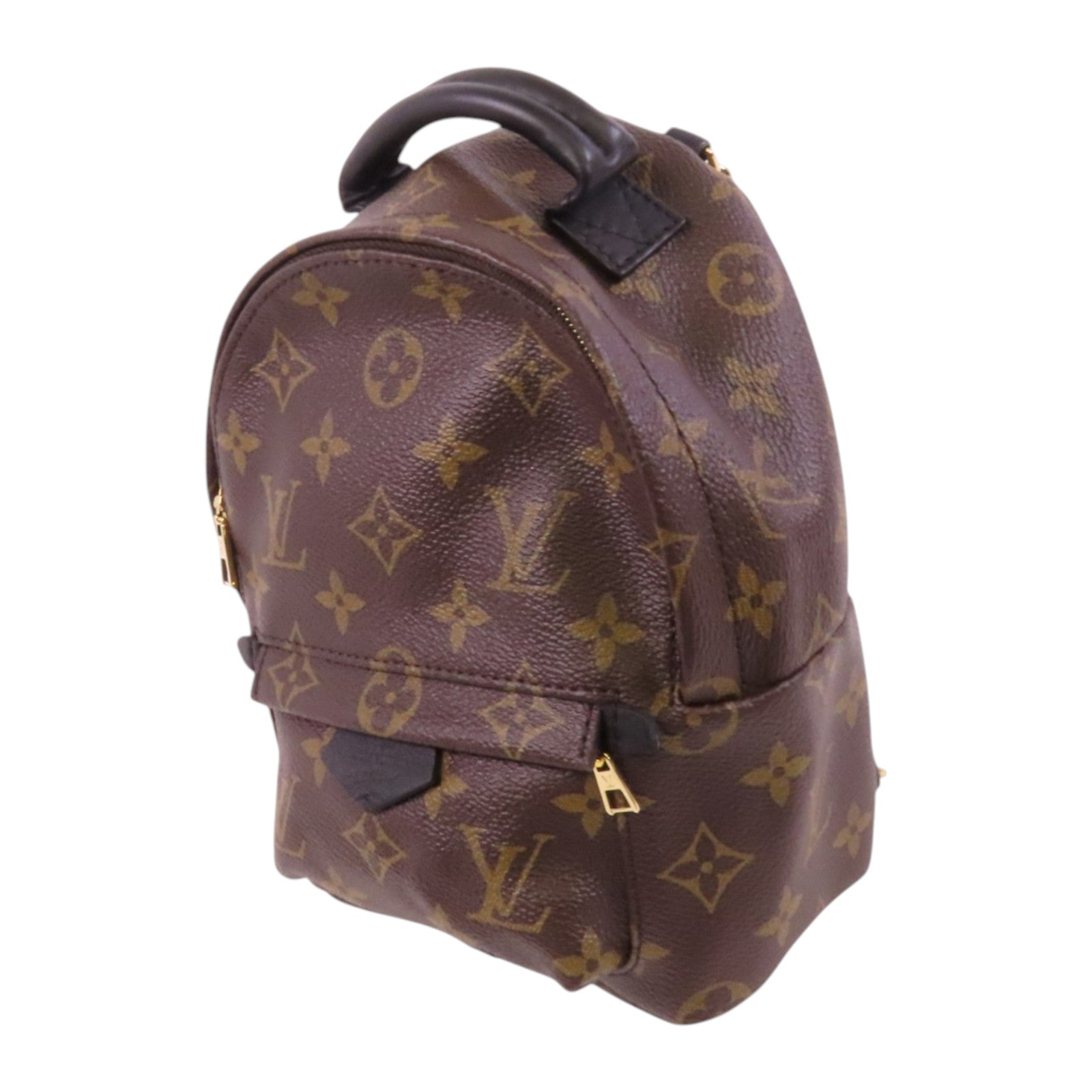 LOUIS VUITTON 【激減優惠】Monogram Palm Springs Mini金扣背包肩背兩用袋