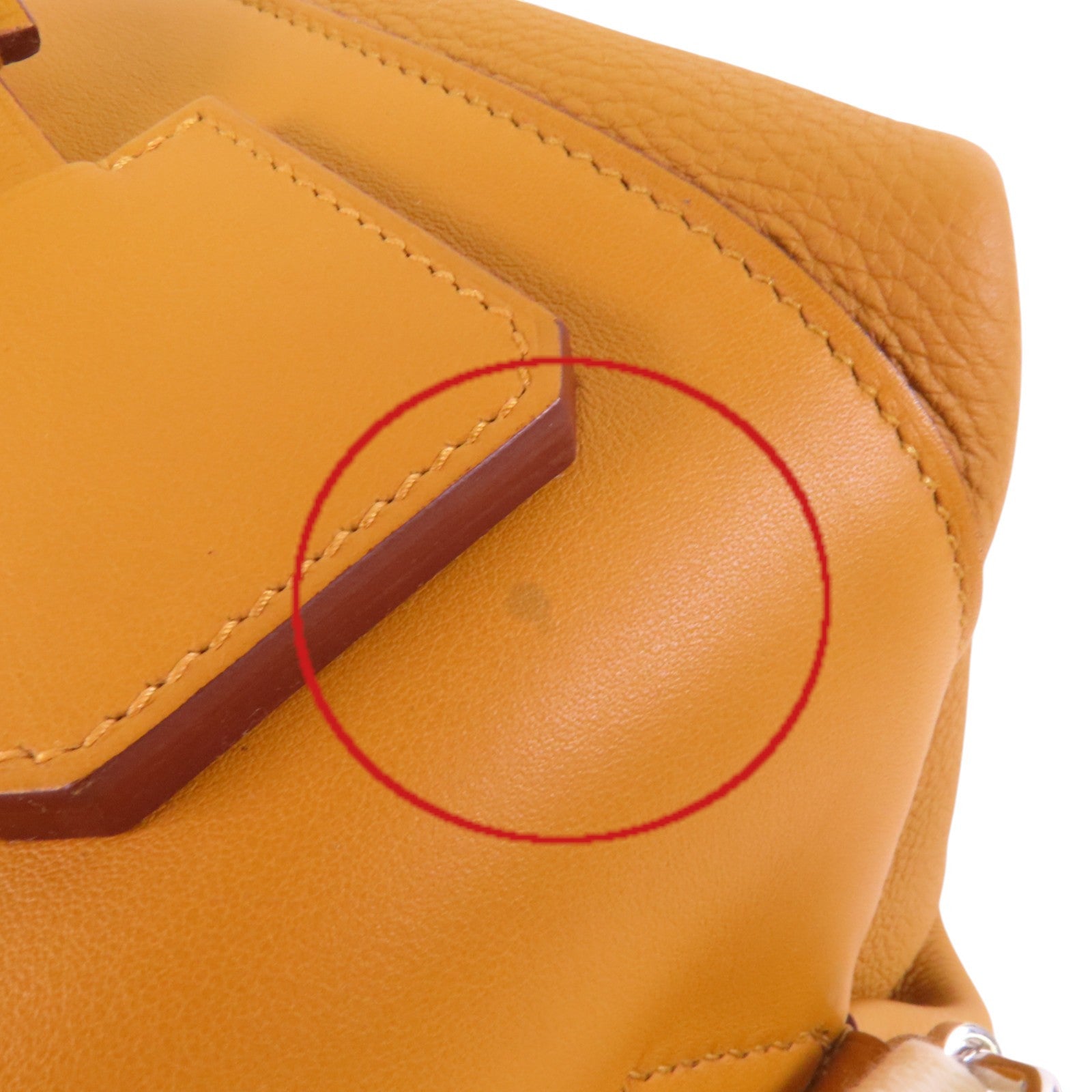 HERMES Togo皮革Emile 30銀扣肩背袋