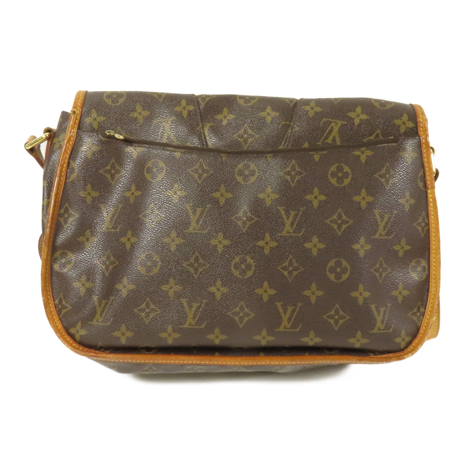 LOUIS VUITTON Monogram Menilmontant MM金扣肩背袋棕色
