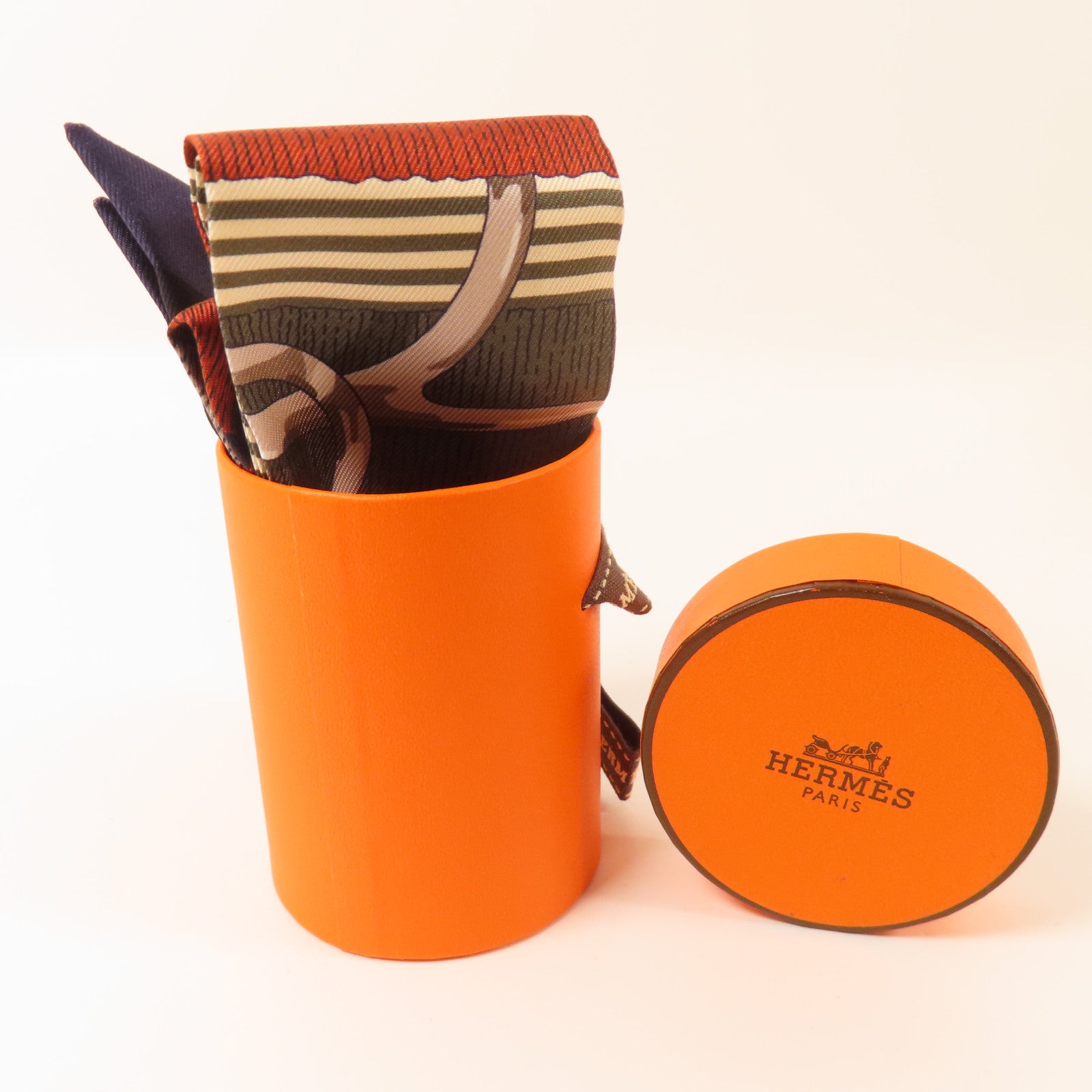 HERMES 絲質Twilly絲巾