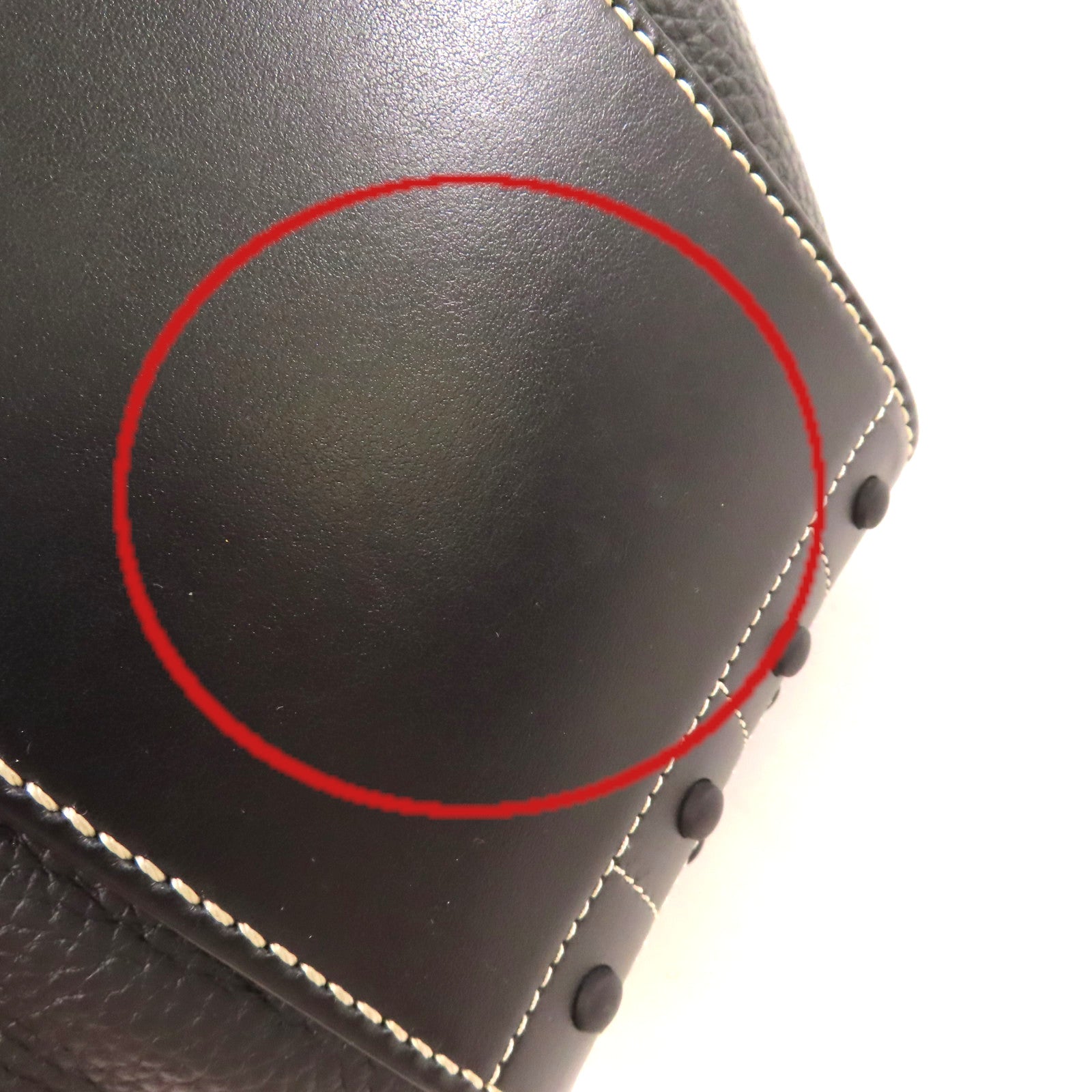 TOD'S 【激減優惠】牛皮皮革2Way Shoulder Bag銀扣手挽肩背兩用袋黑色