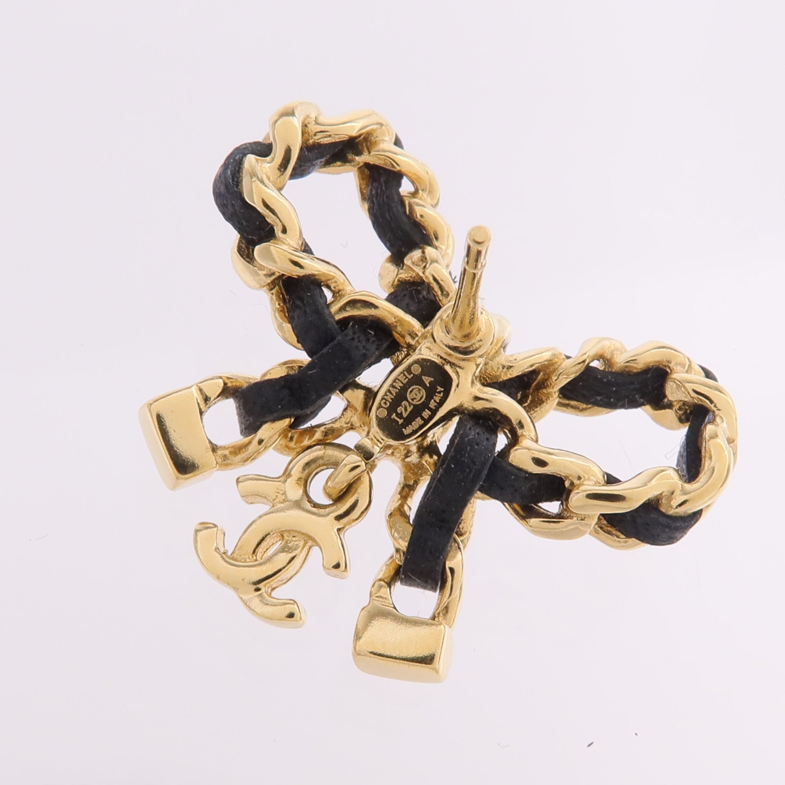 CHANEL 金屬/皮革Earrings耳環