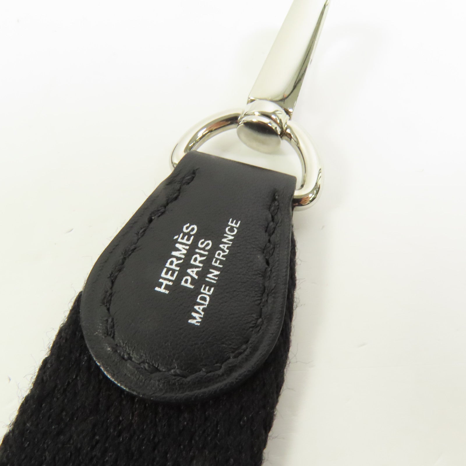 HERMES 羊毛Evelyne TPM銀扣肩背袋Grey