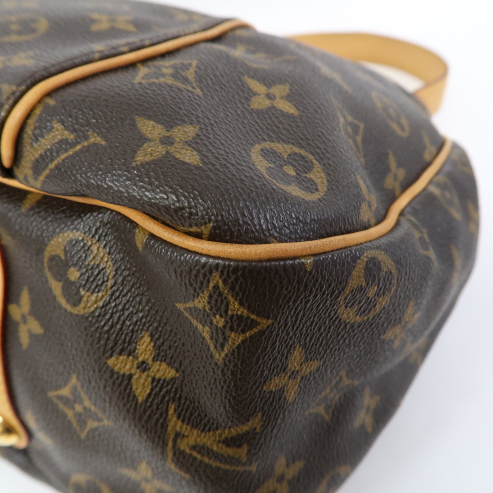 LOUIS VUITTON 【激減優惠】Monogram Galliera PM金扣肩背袋啡色
