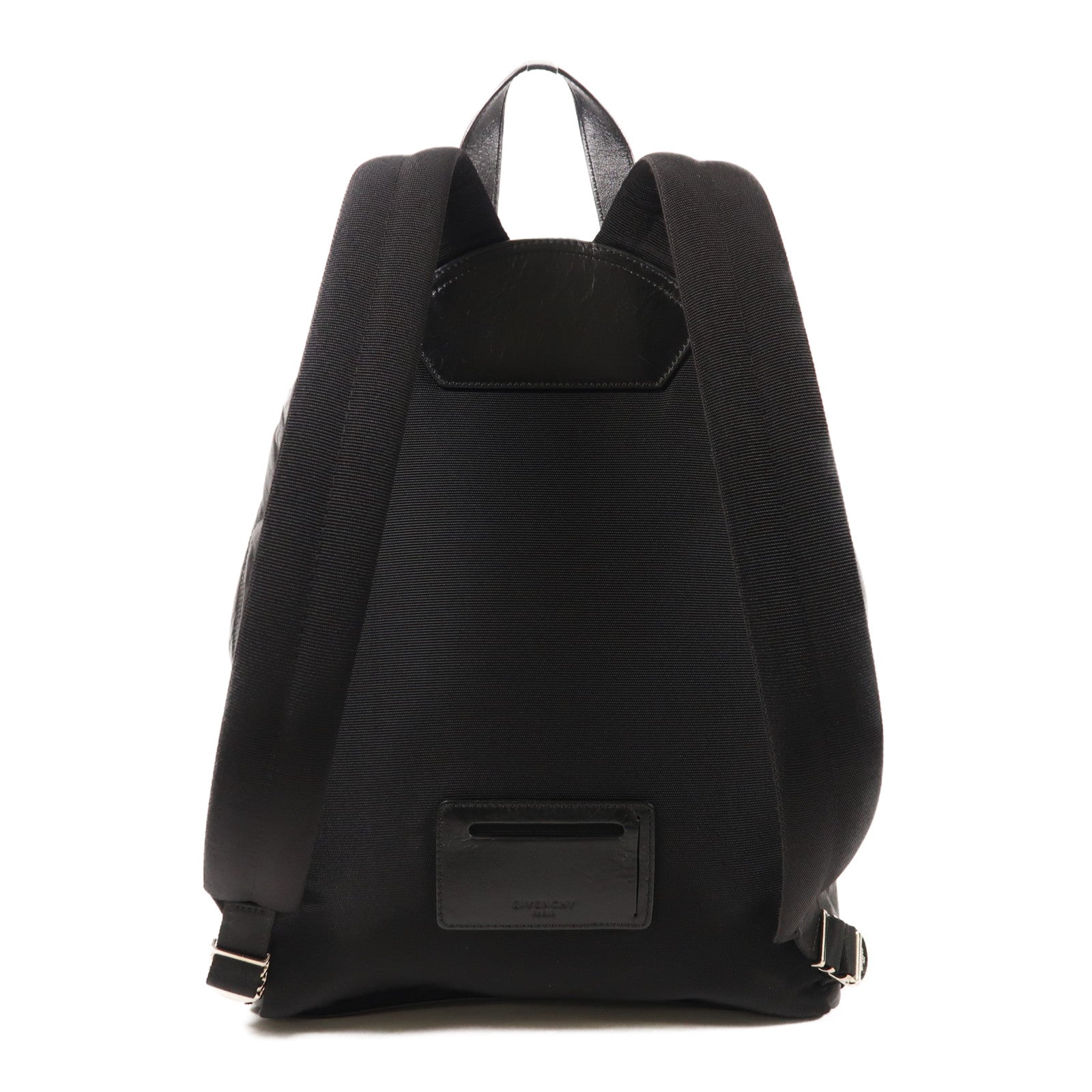 GIVENCHY 牛皮皮革Backpack銀扣背包