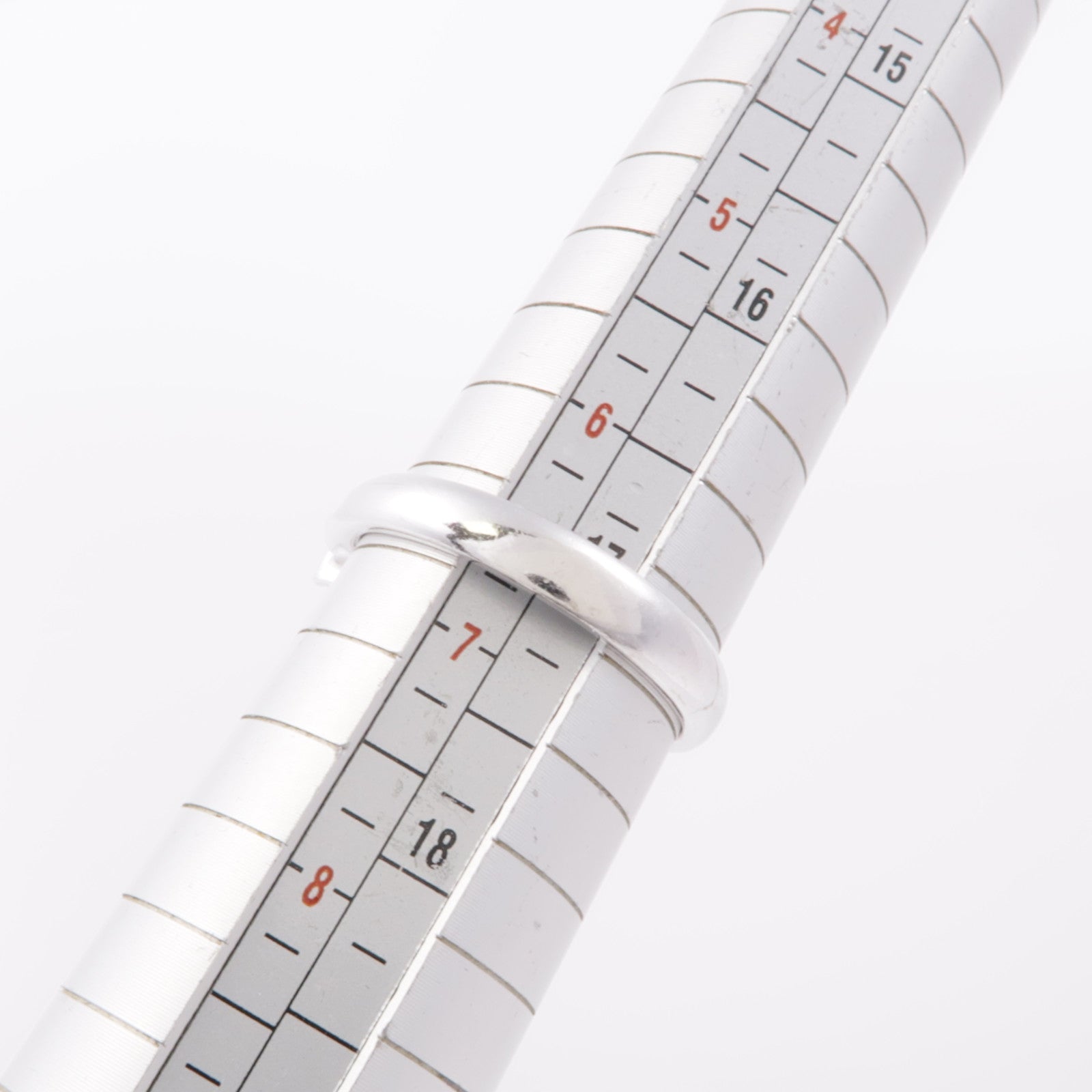 JEWELRY 18K白金Ruby Diamond Ring紅寶石/鑽石戒指US#6.75