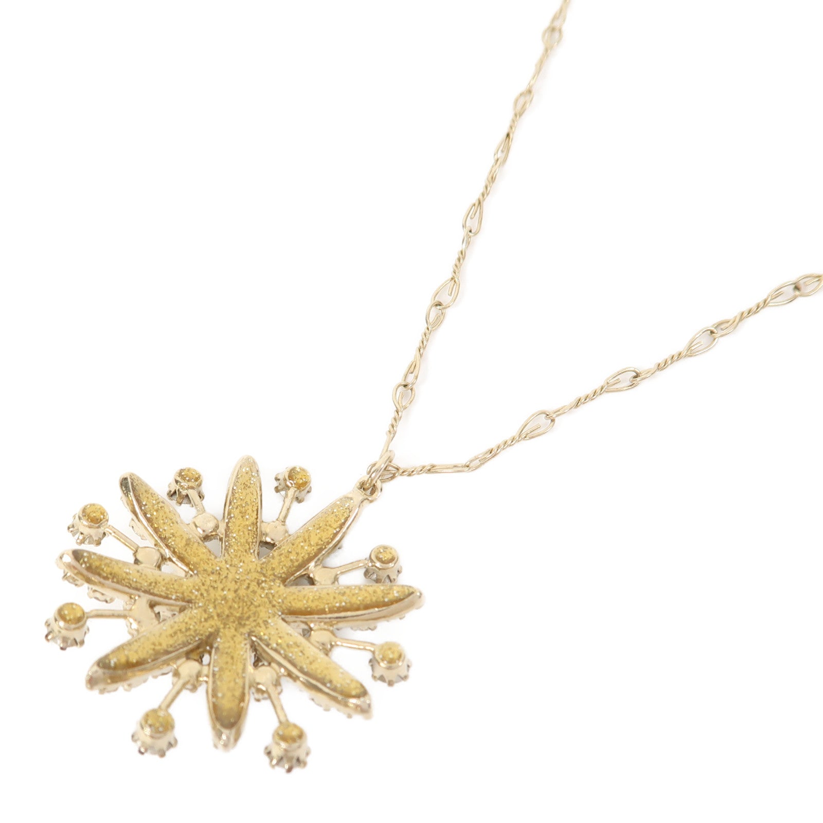 CHANEL 金屬Necklace項鍊金色