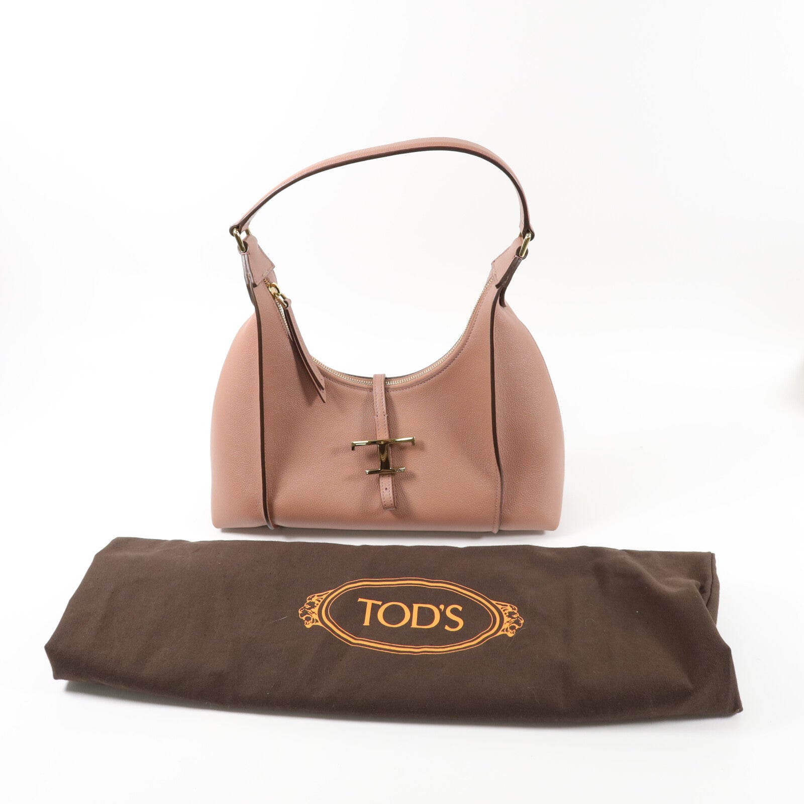 TOD'S 牛皮皮革Timeless Hobo Bag手挽袋