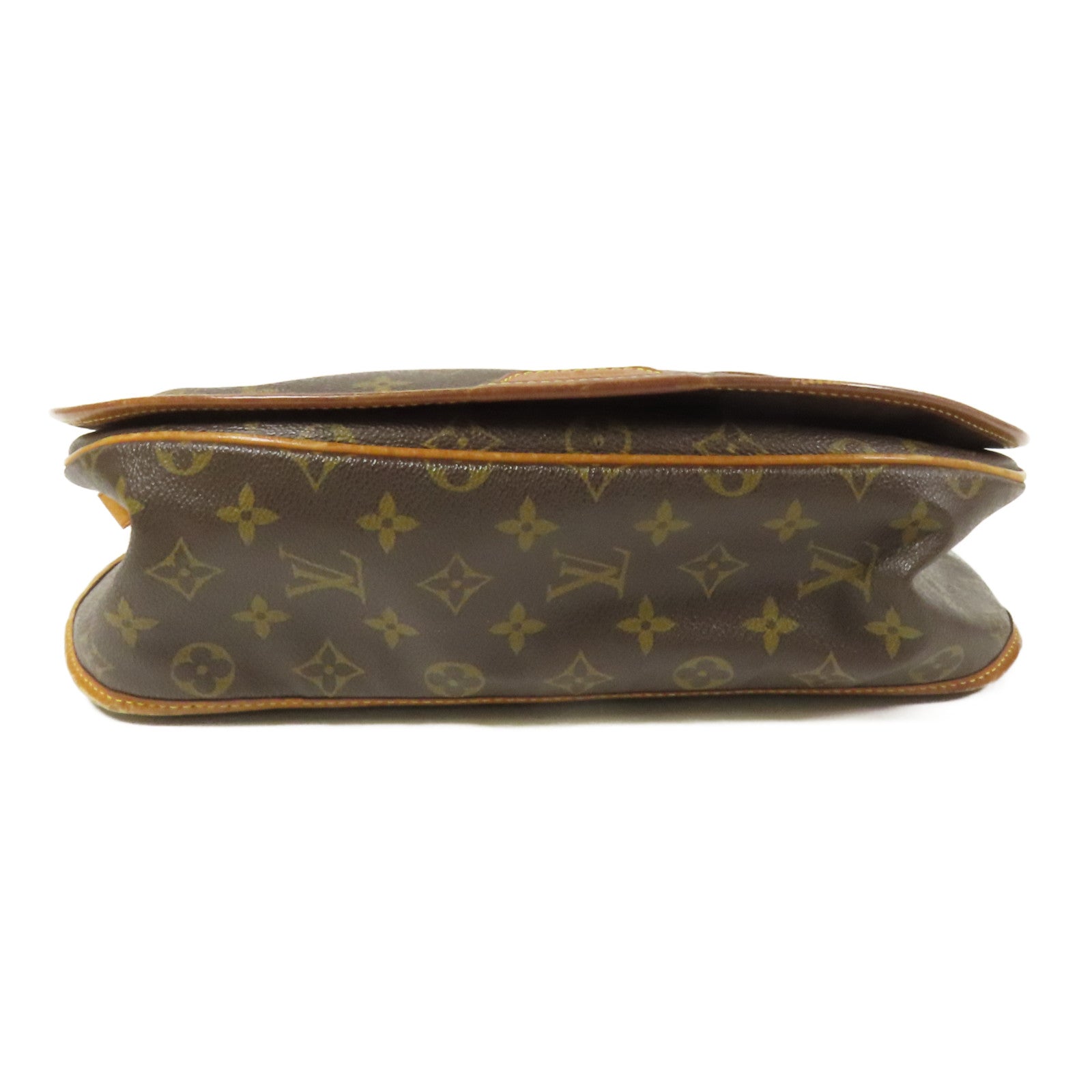 LOUIS VUITTON Monogram Menilmontant MM金扣肩背袋棕色