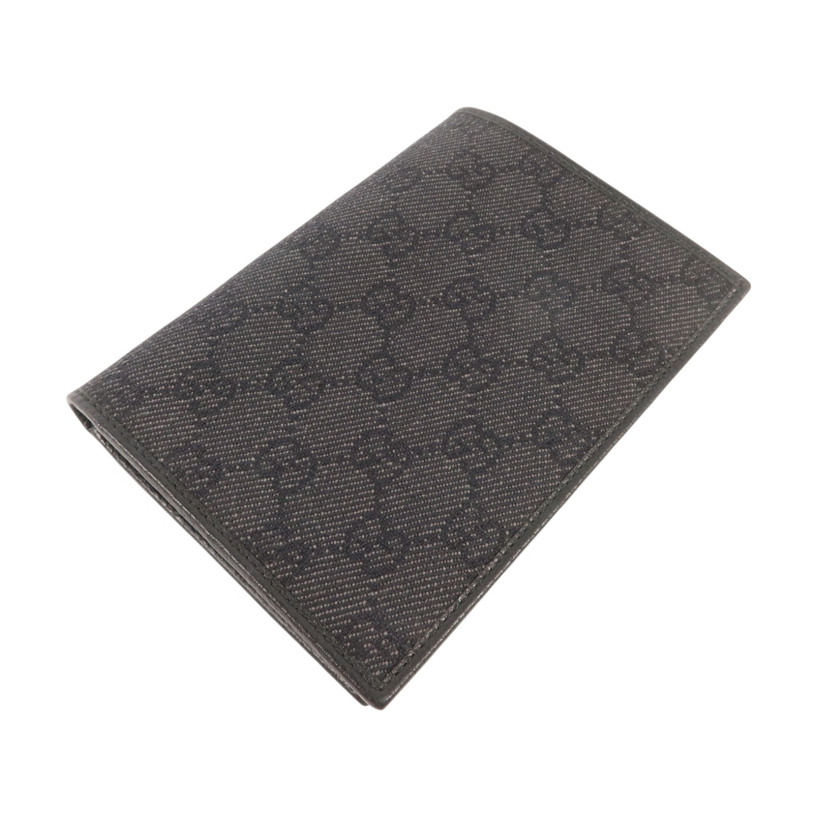 GUCCI GG帆布/牛皮皮革Passport Holder護照套