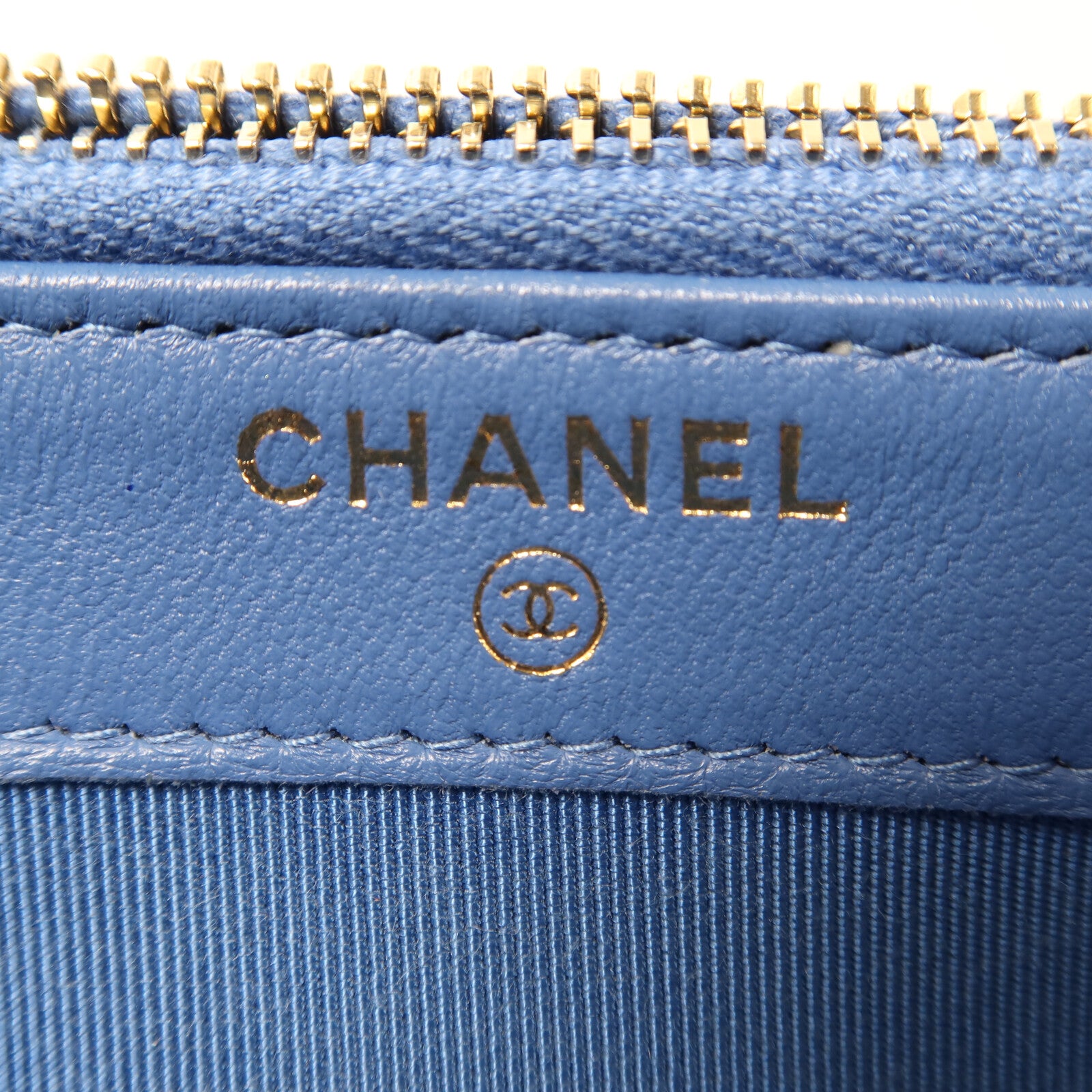 CHANEL 羊皮皮革Wallet On Chain金扣鏈帶肩背袋