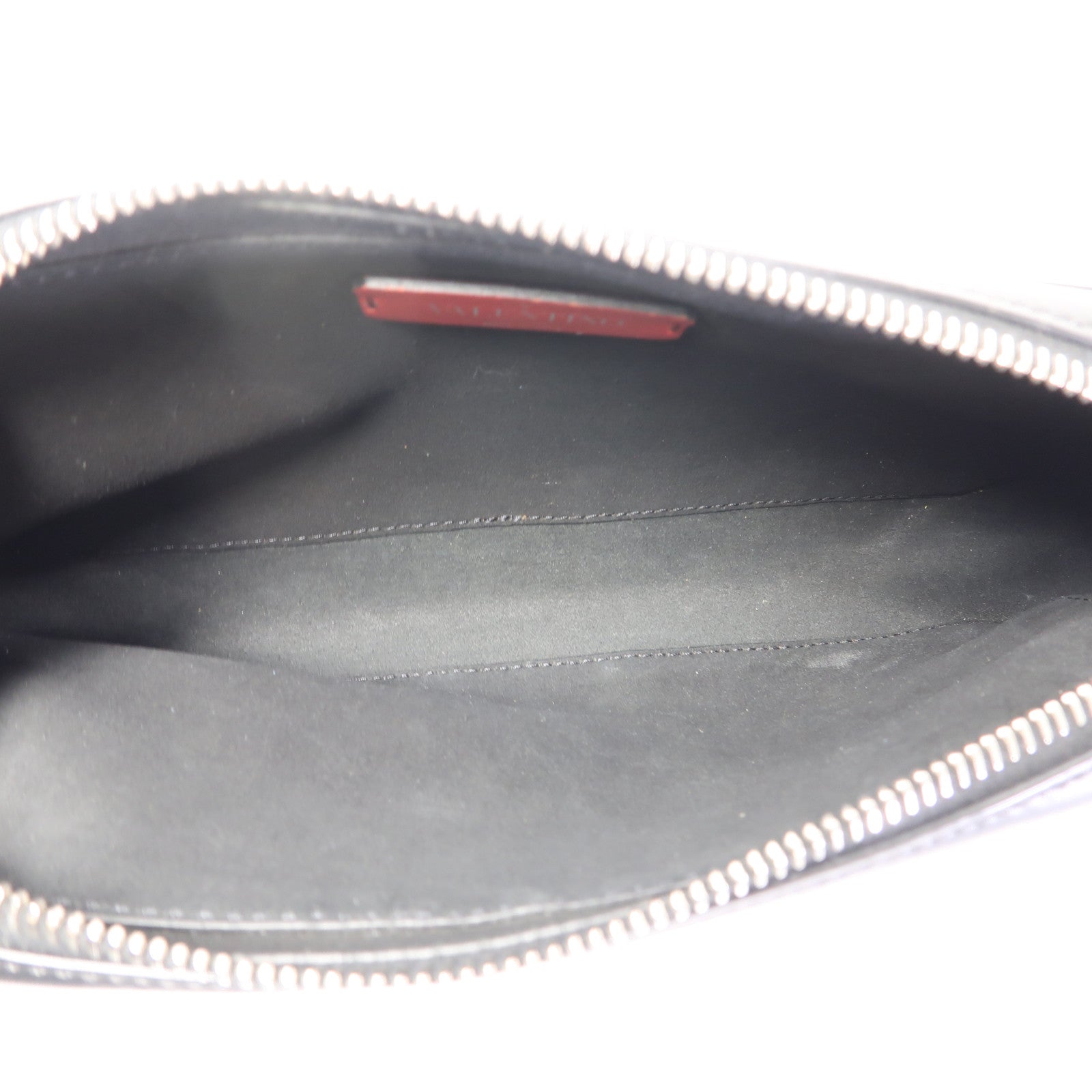 Valentino 皮革VLTN Garavami Cross Bag銀扣肩背袋