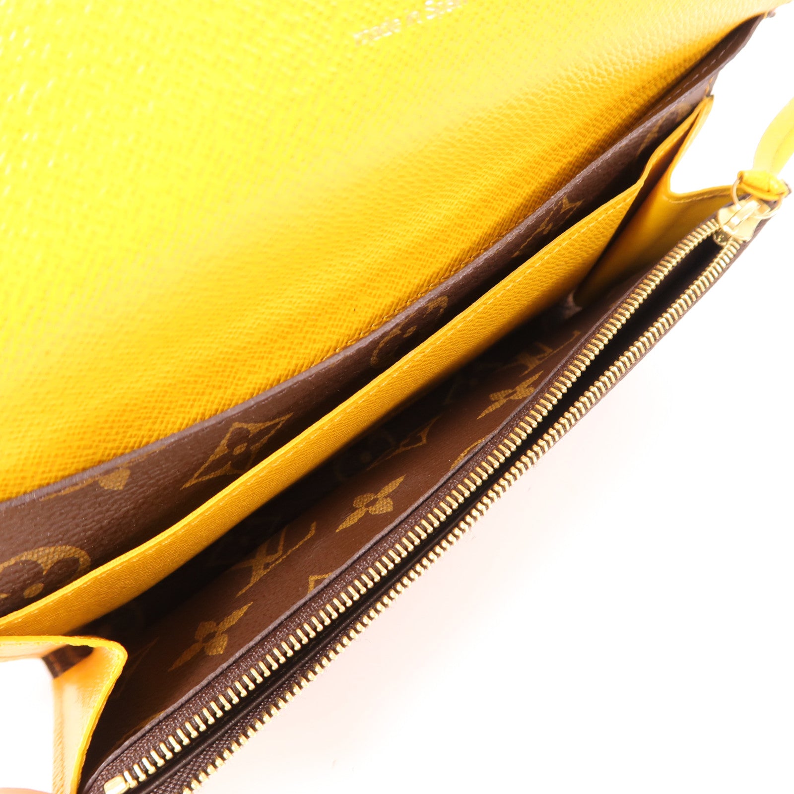 LOUIS VUITTON Monogram Emilie Long Wallet金扣長錢包