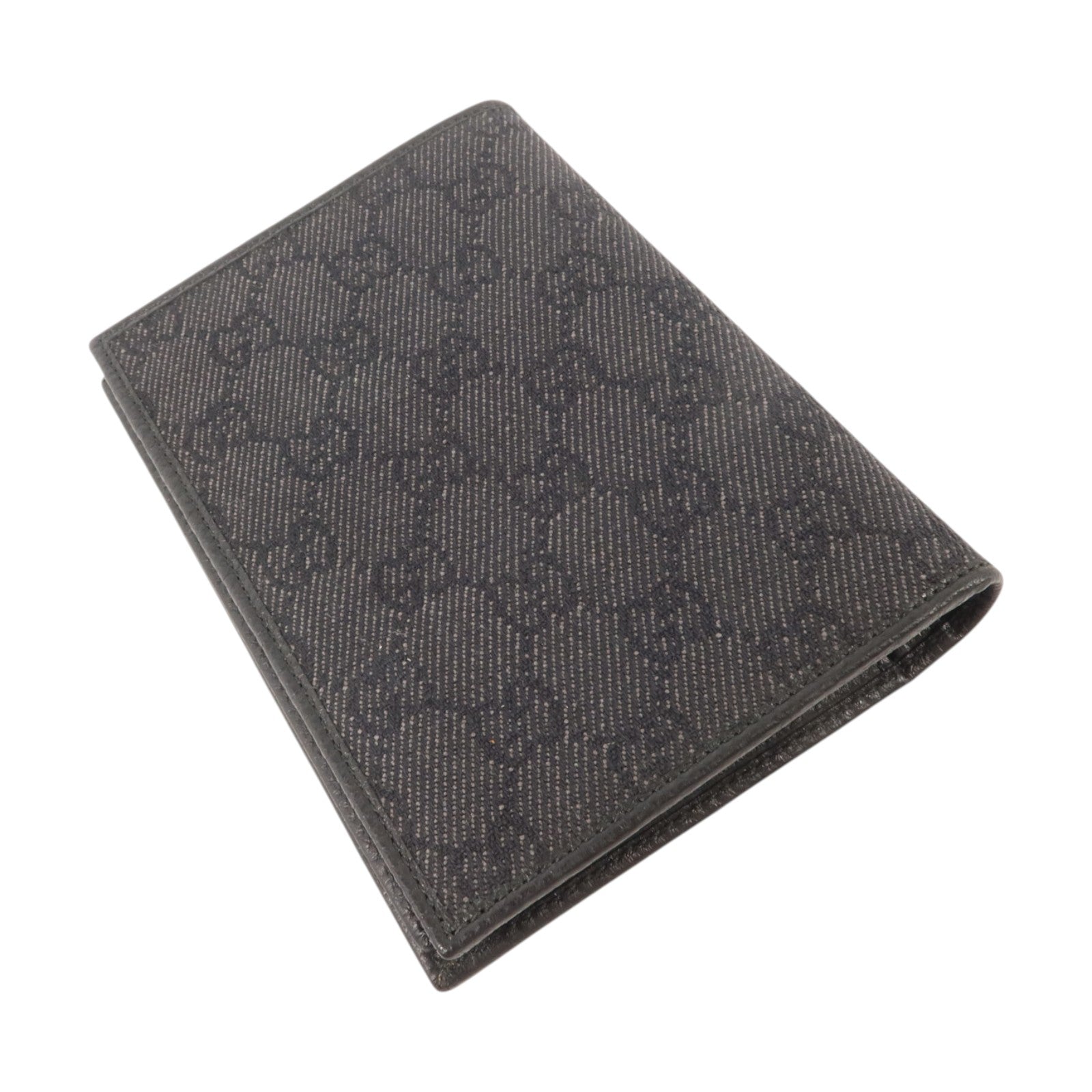 GUCCI GG帆布/牛皮皮革Passport Holder護照套