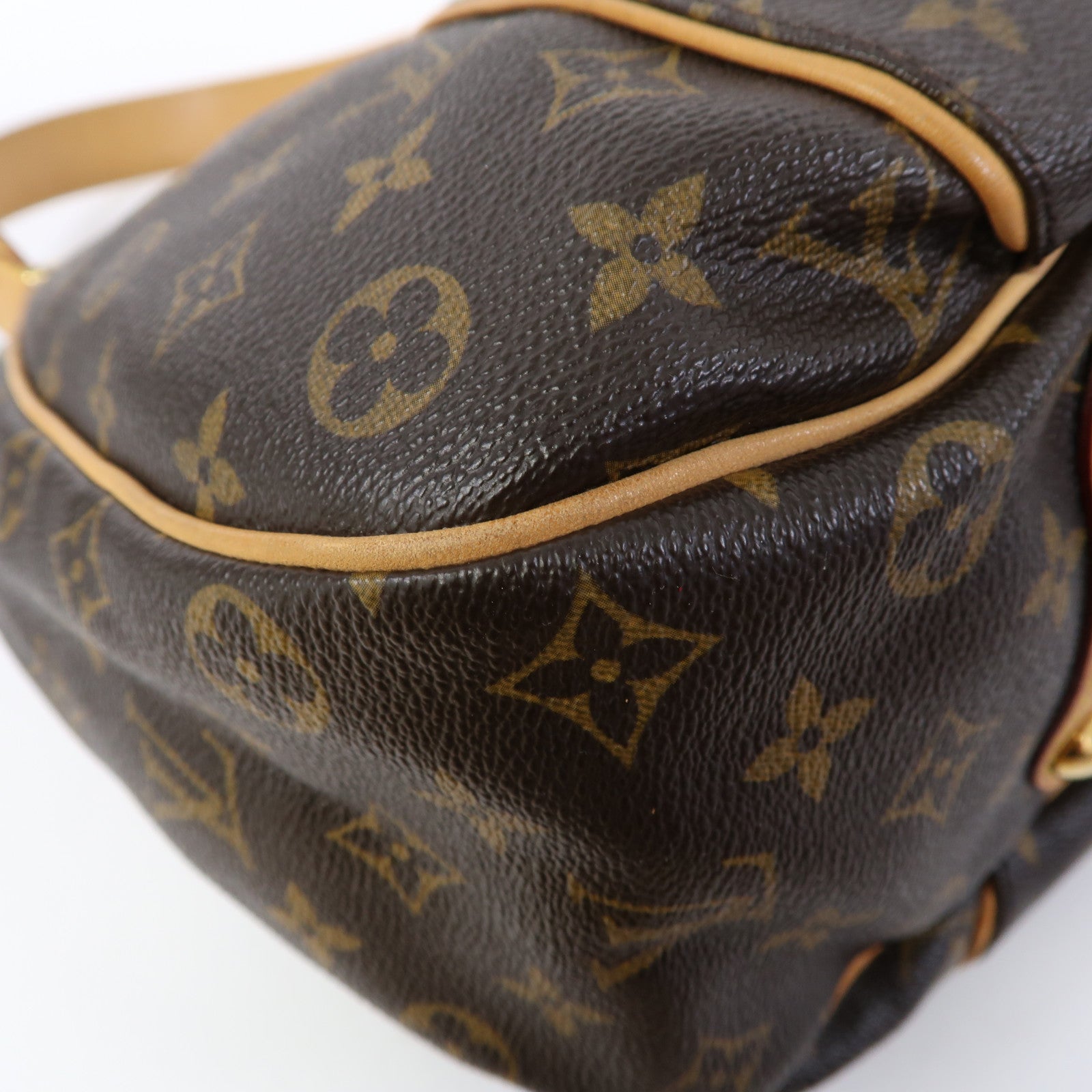 LOUIS VUITTON 【激減優惠】Monogram Galliera PM金扣肩背袋啡色