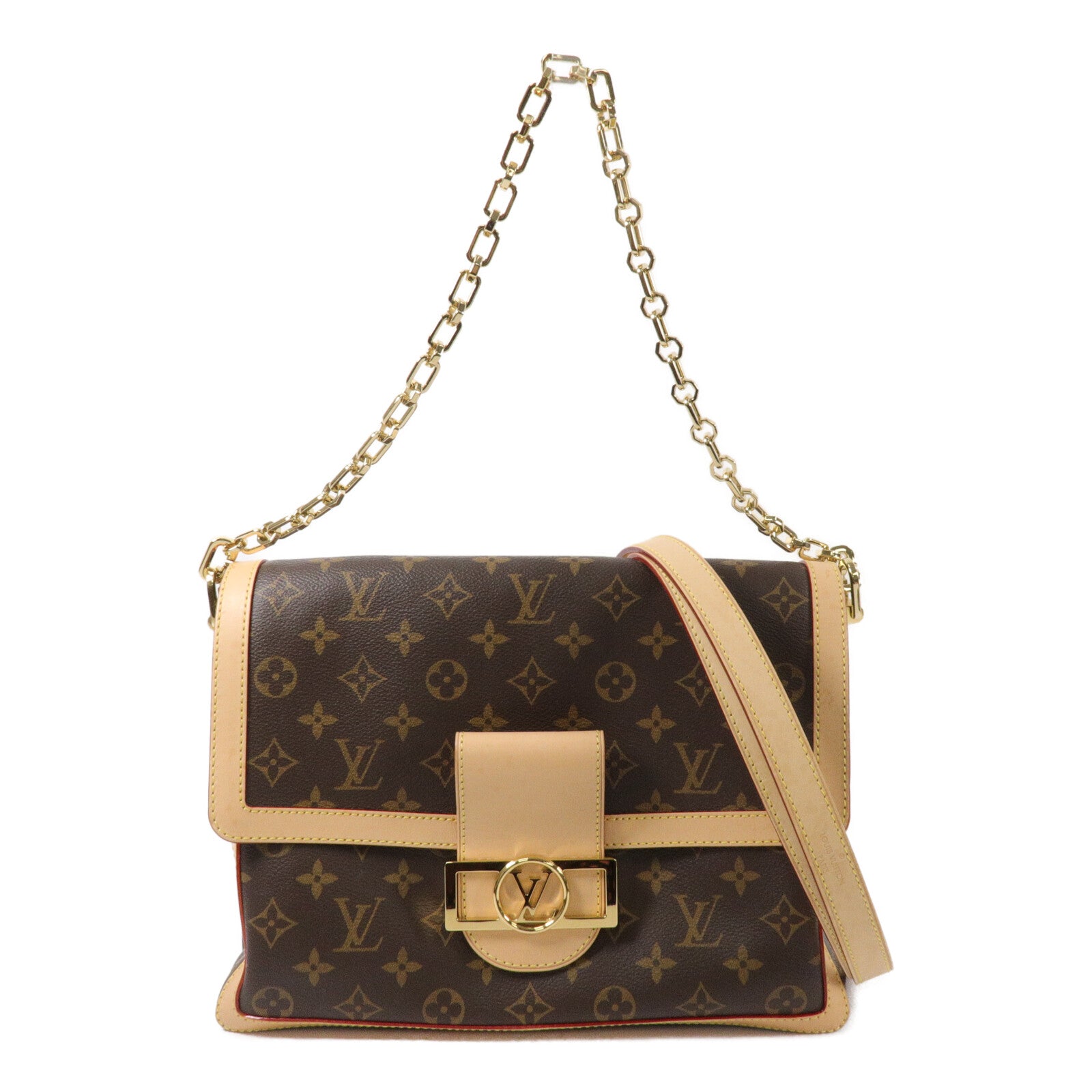 LOUIS VUITTON Monogram Dauphine Soft GM手挽肩背兩用袋