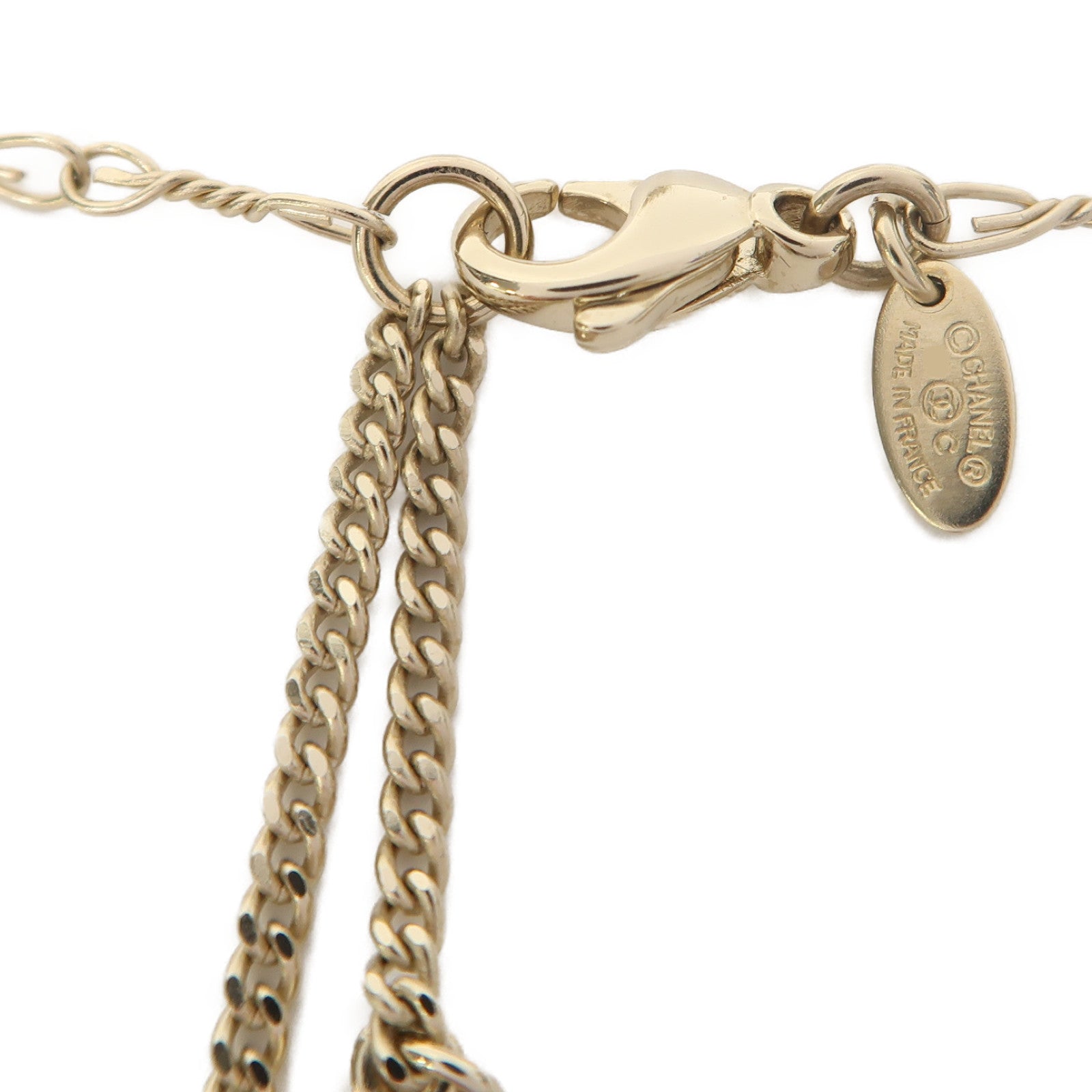 CHANEL 金屬Necklace項鍊金色