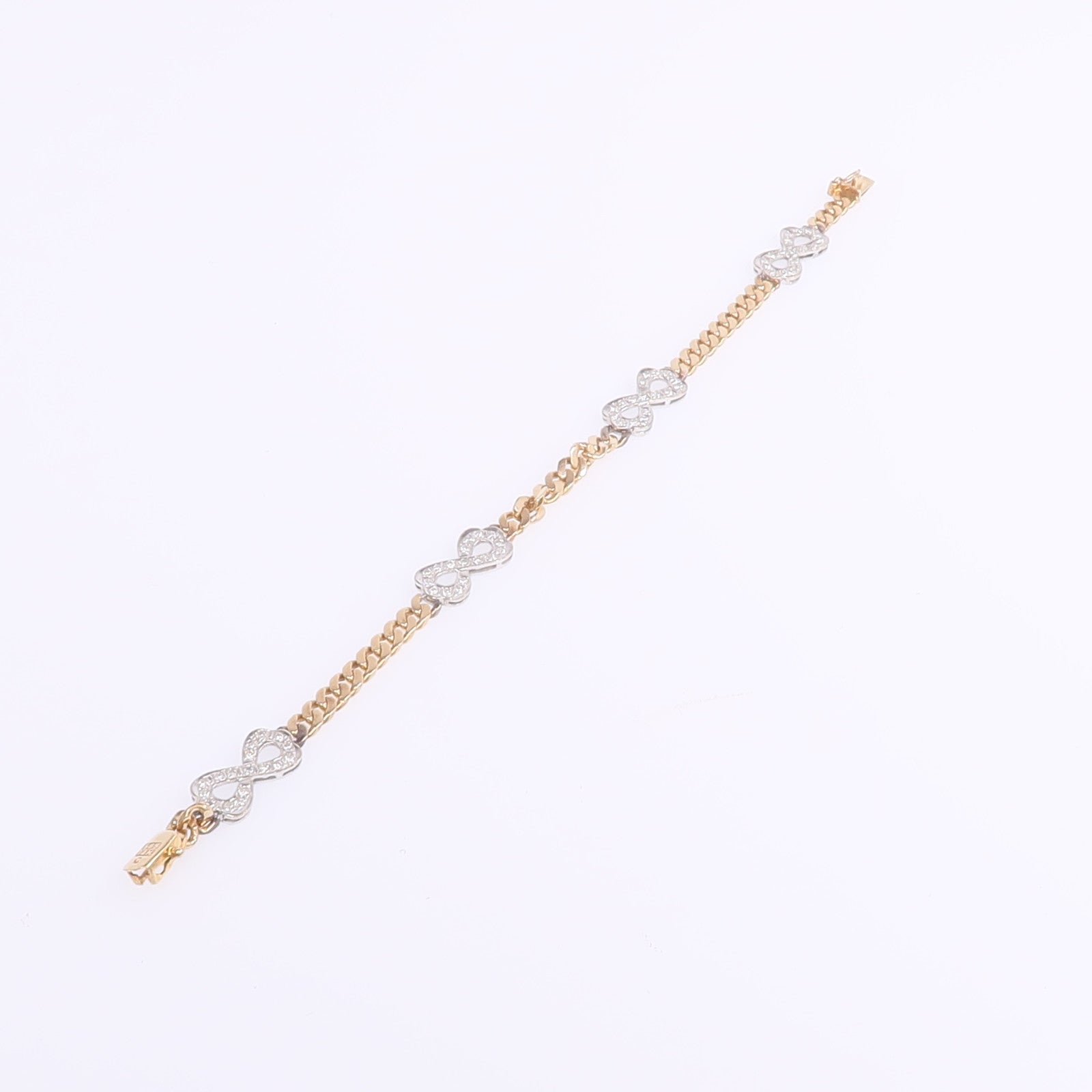 JEWELRY 【激減優惠】18K黃金/白金Diamond Bracelet鑽石手鏈