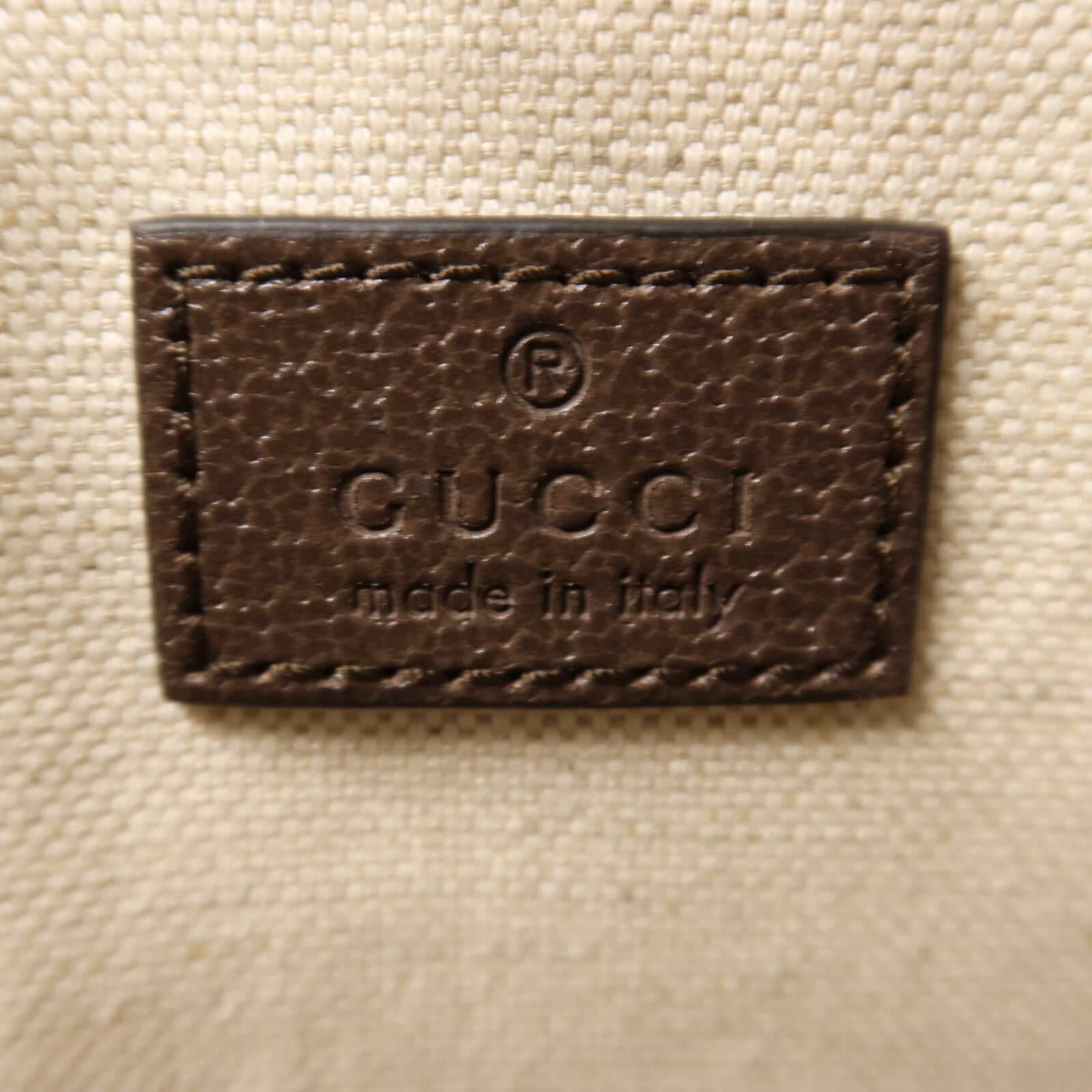 GUCCI 塗層帆布/牛皮皮革Ophidia Tote金扣手挽肩背兩用袋