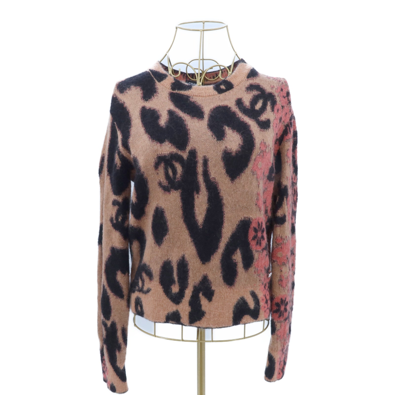 CHANEL Cashmere/Mohair Cashmere Knitted Top針織