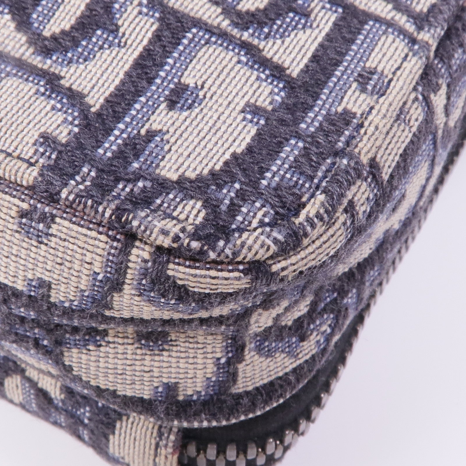 Dior 帆布Shoulder Bag銀扣肩背袋