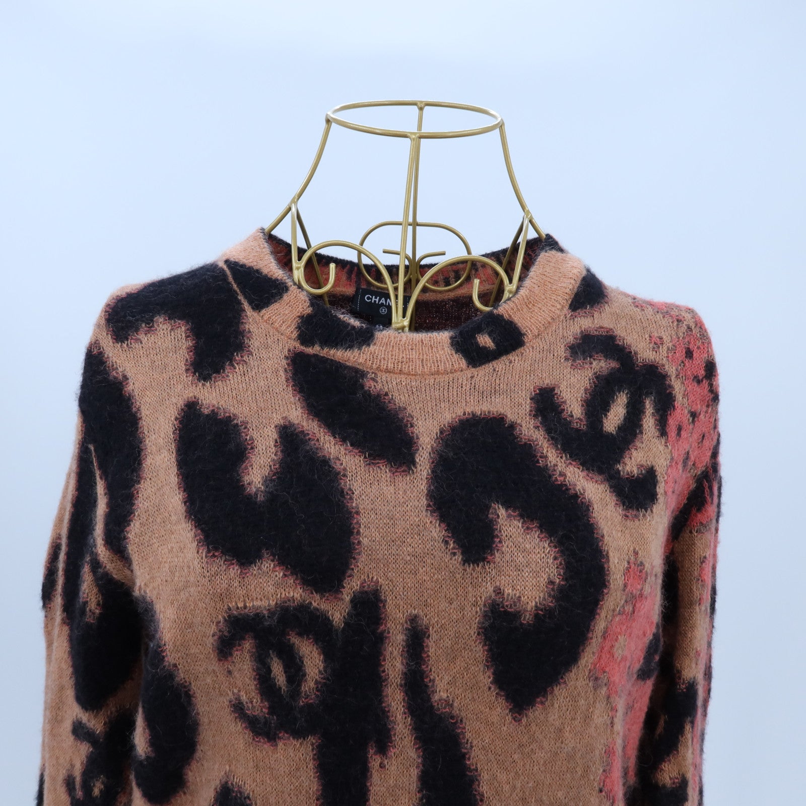CHANEL Cashmere/Mohair Cashmere Knitted Top針織