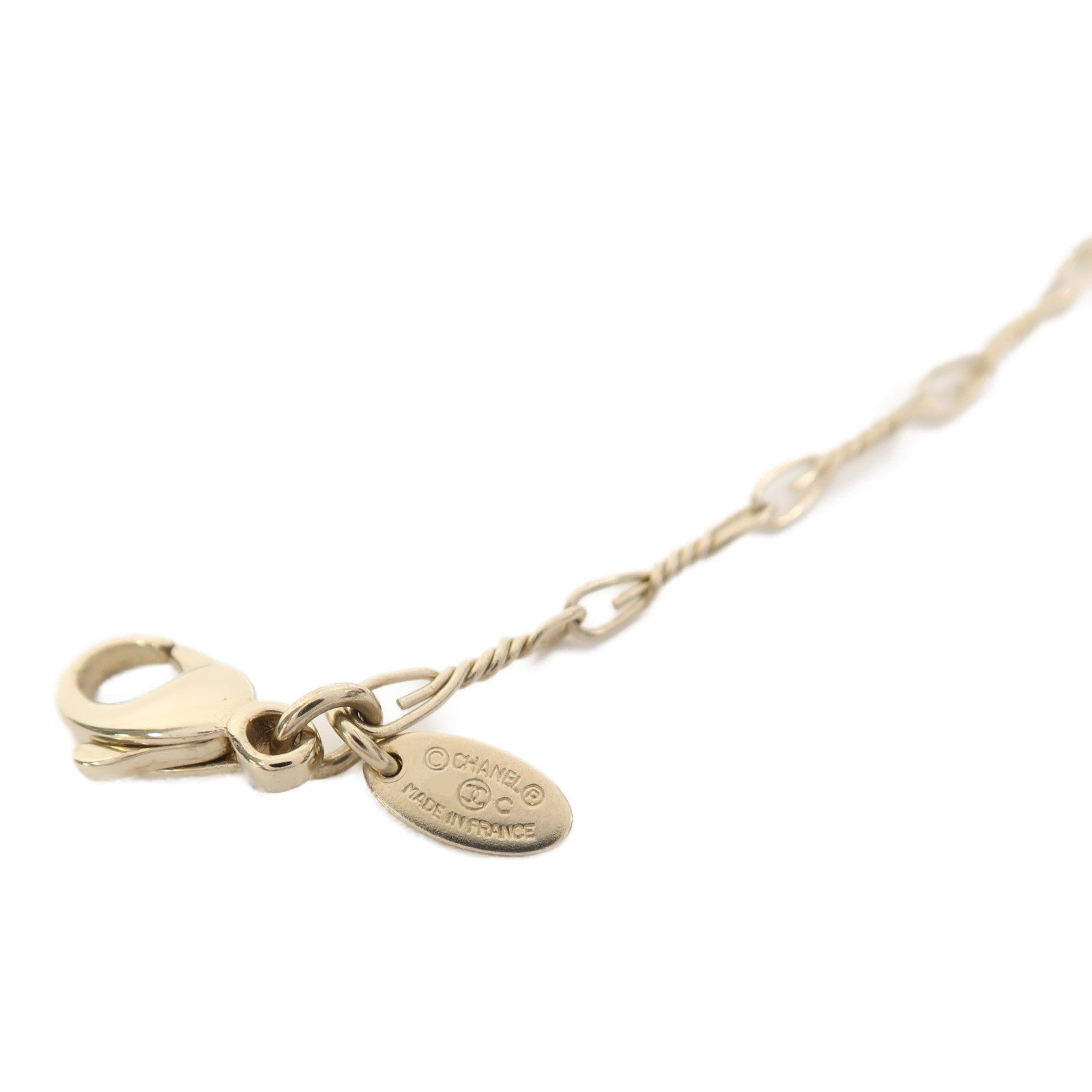 CHANEL 金屬Necklace項鍊金色