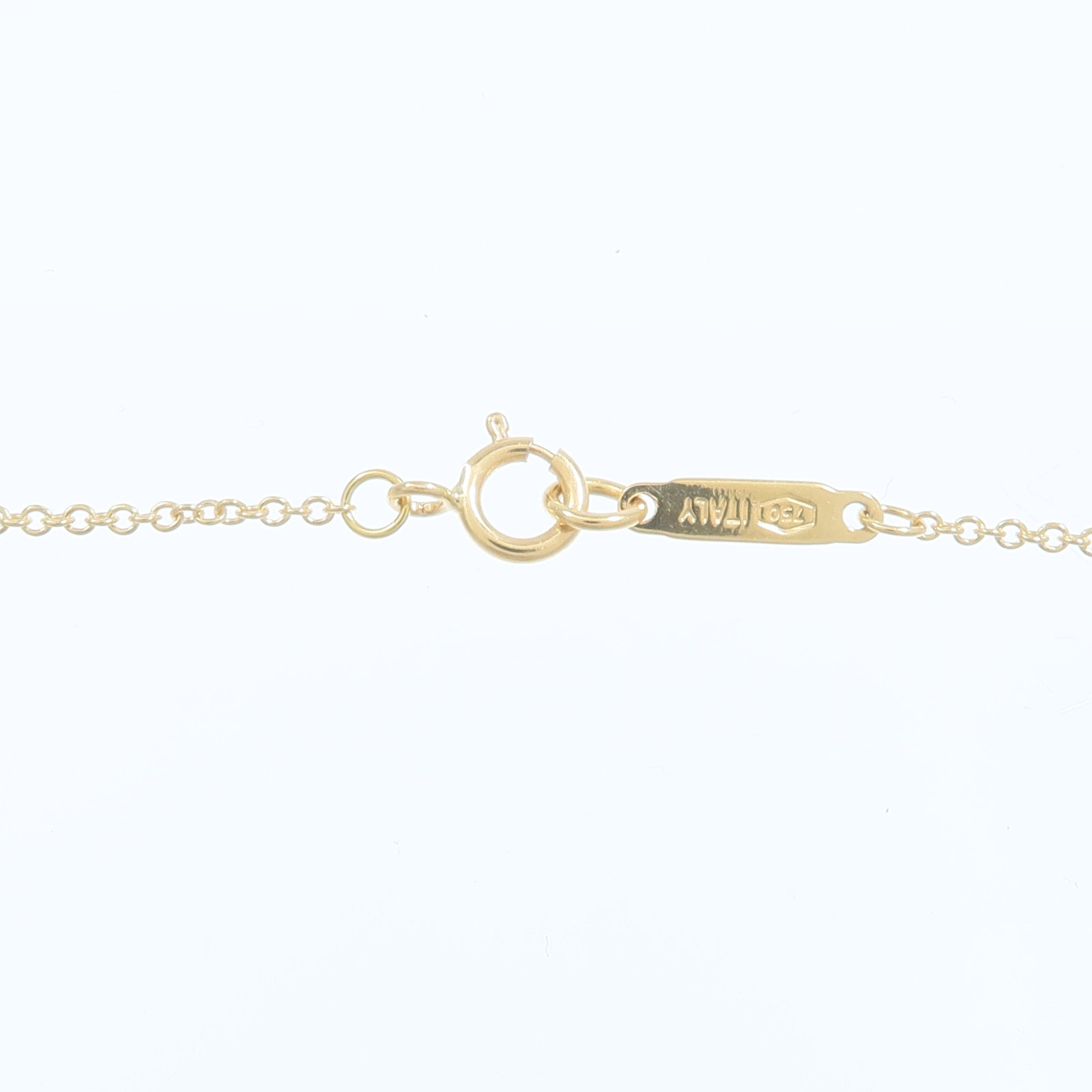 TIFFANY＆CO 18K黃金Twisted Cable Wire Necklace項鍊