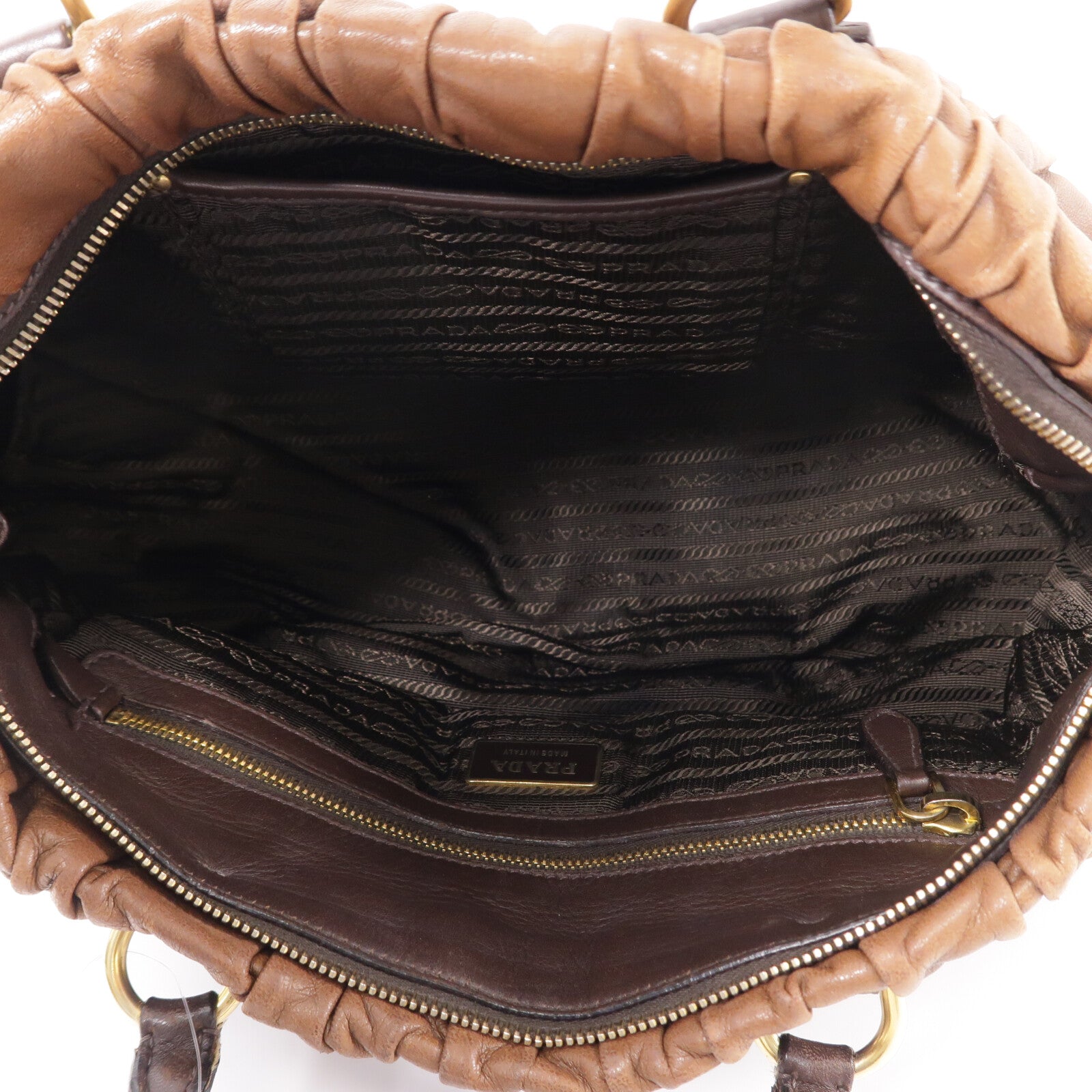 PRADA 牛皮皮革Tote Bag手挽袋