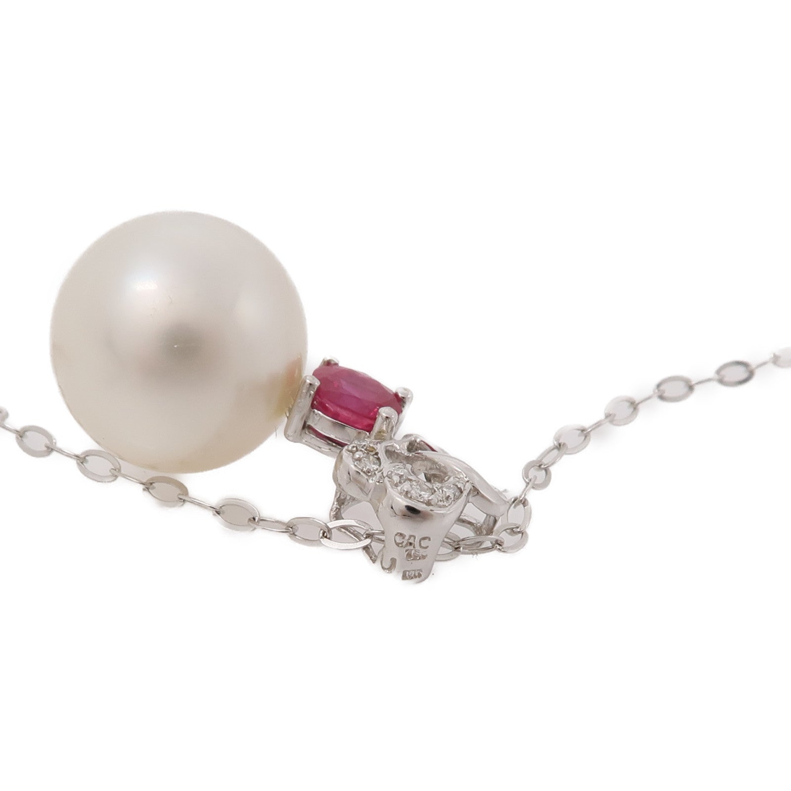 JEWELRY 18K白金Pearl Necklace珍珠項鍊