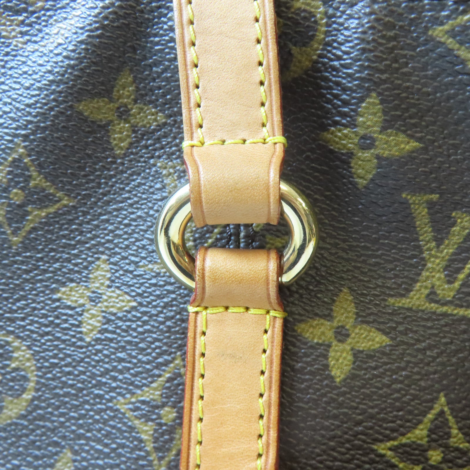LOUIS VUITTON Monogram Totally MM金扣肩背袋啡色