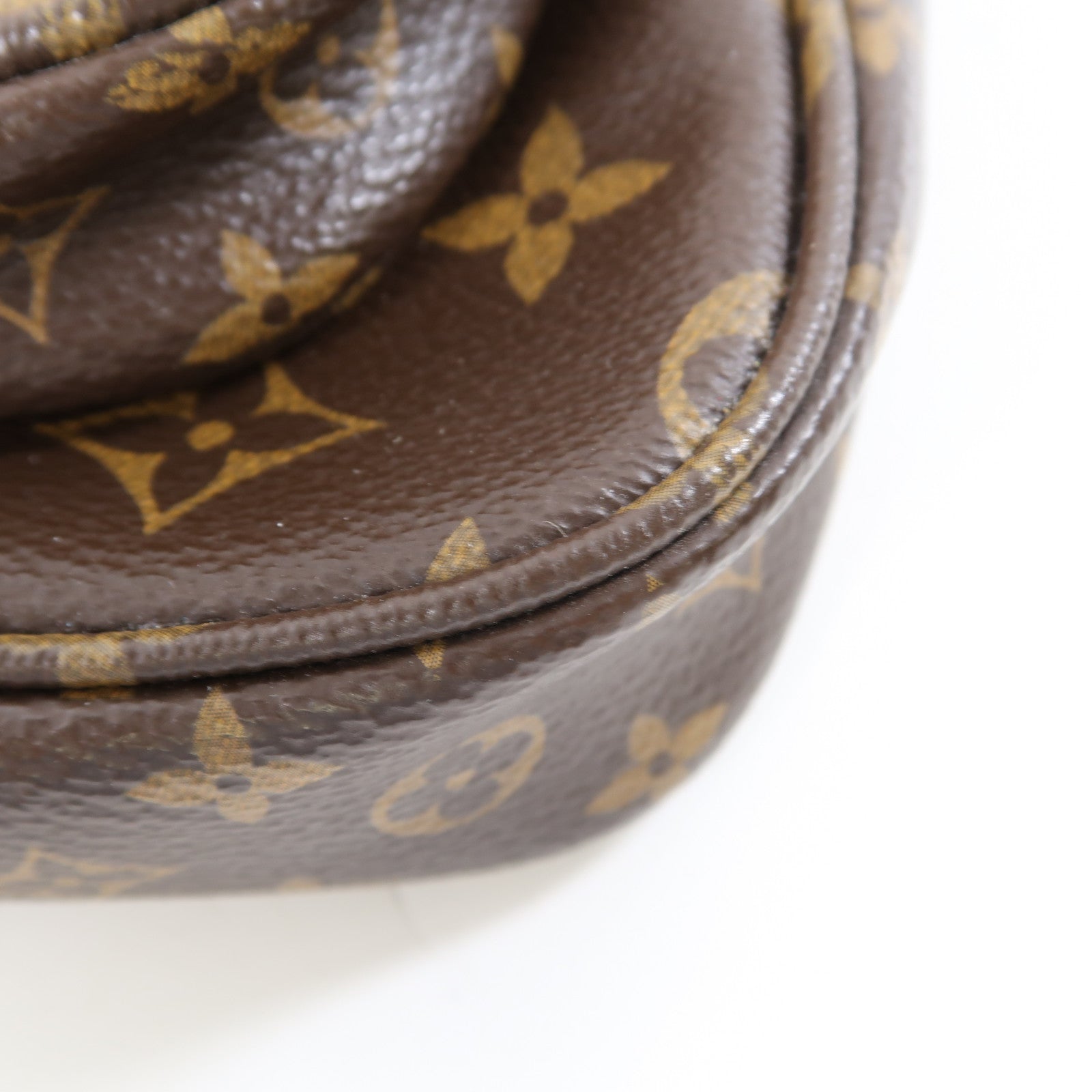LOUIS VUITTON Monogram Multi Pochette Accessoires金扣手挽肩背兩用袋啡色