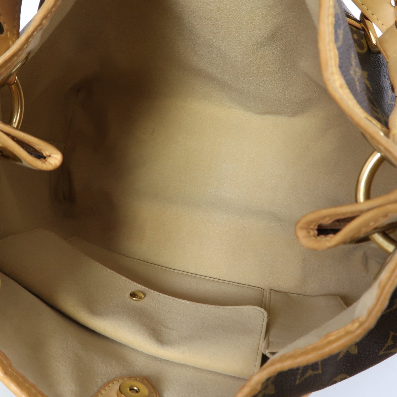 LOUIS VUITTON 【激減優惠】Monogram Galliera PM金扣肩背袋啡色