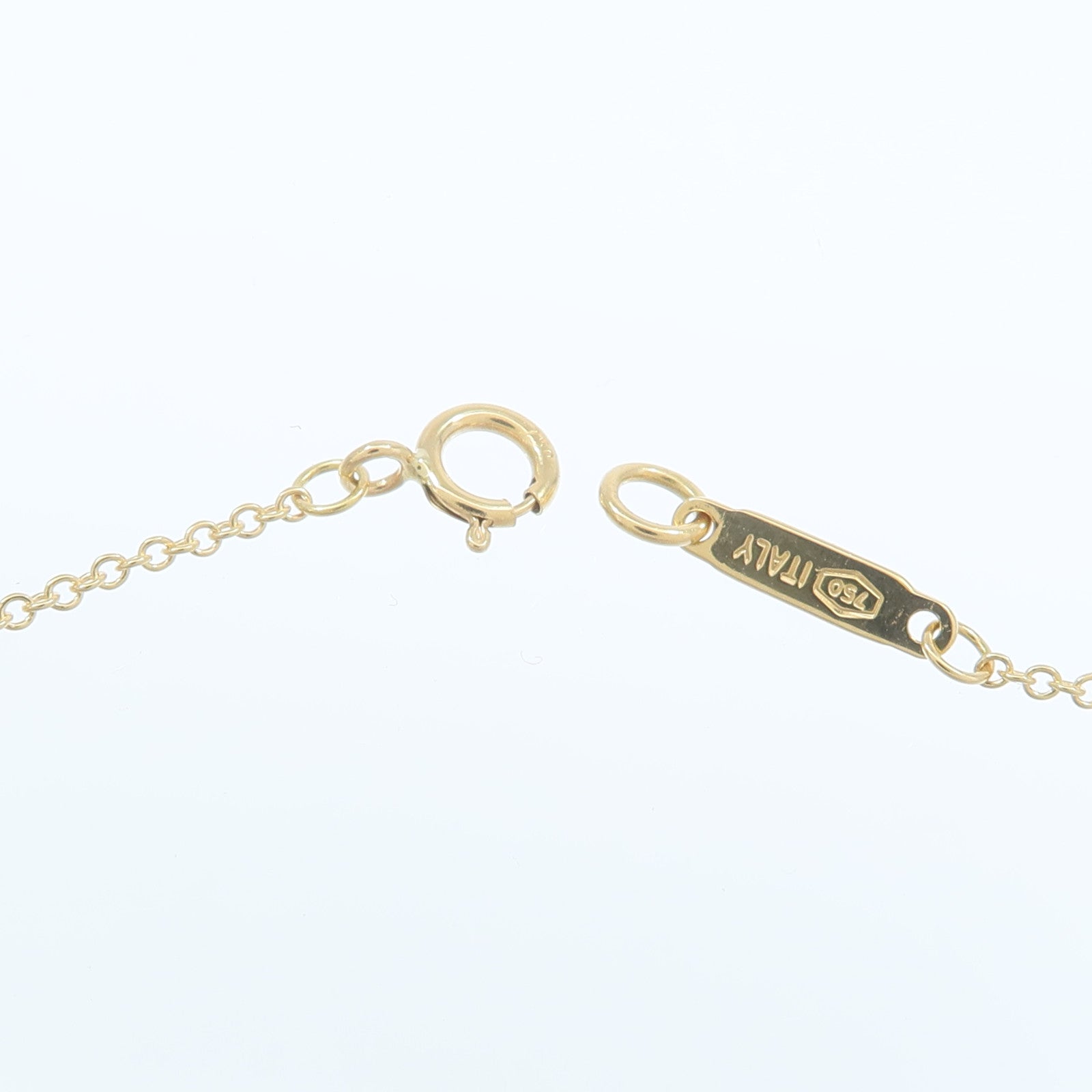 TIFFANY＆CO 18K黃金Twisted Cable Wire Necklace項鍊