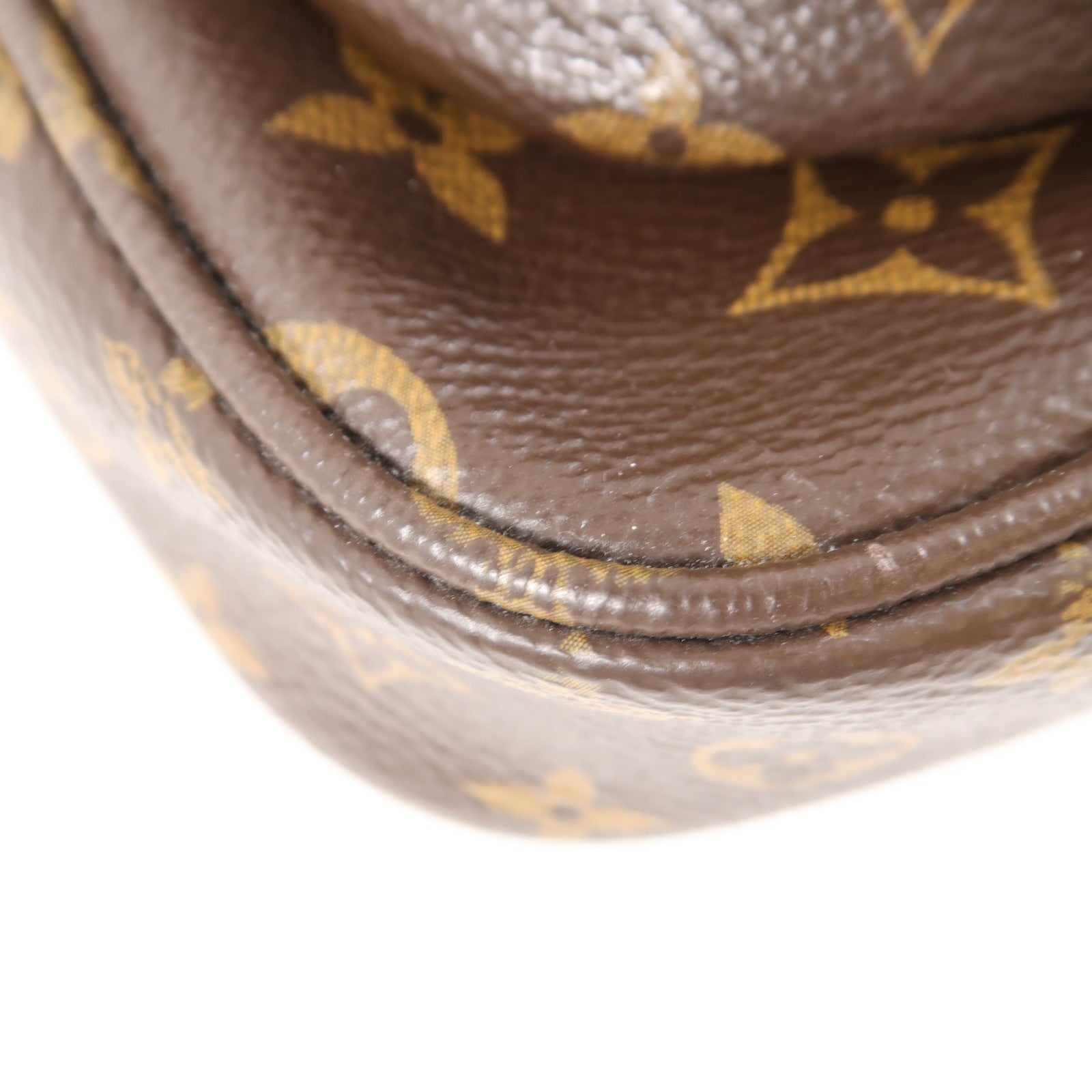 LOUIS VUITTON Monogram Multi Pochette Accessoires金扣手挽肩背兩用袋啡色