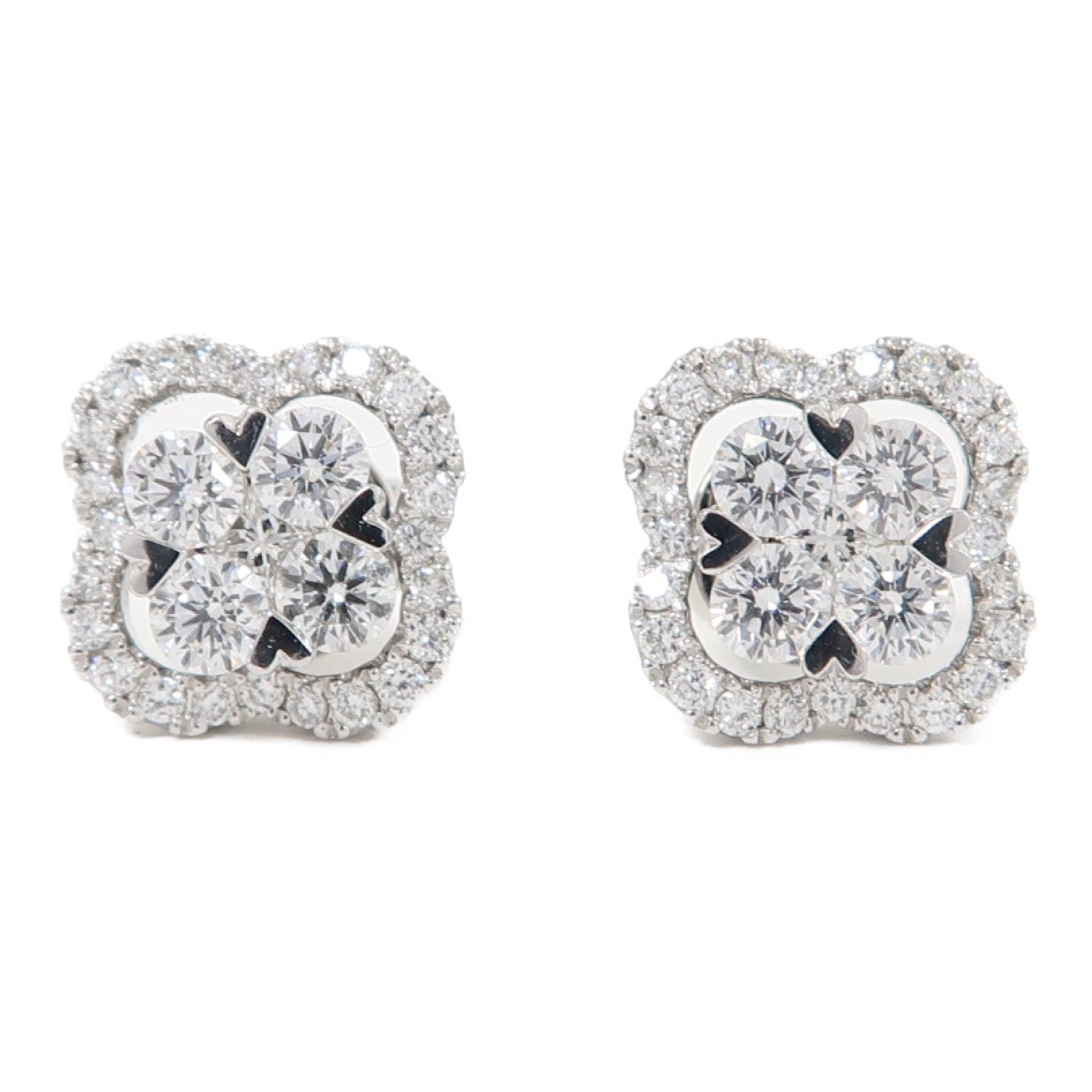 JEWELRY 【激減優惠】18K白金Diamond 3.30g 0.71ct鑽石/0.005ct鑽石耳環