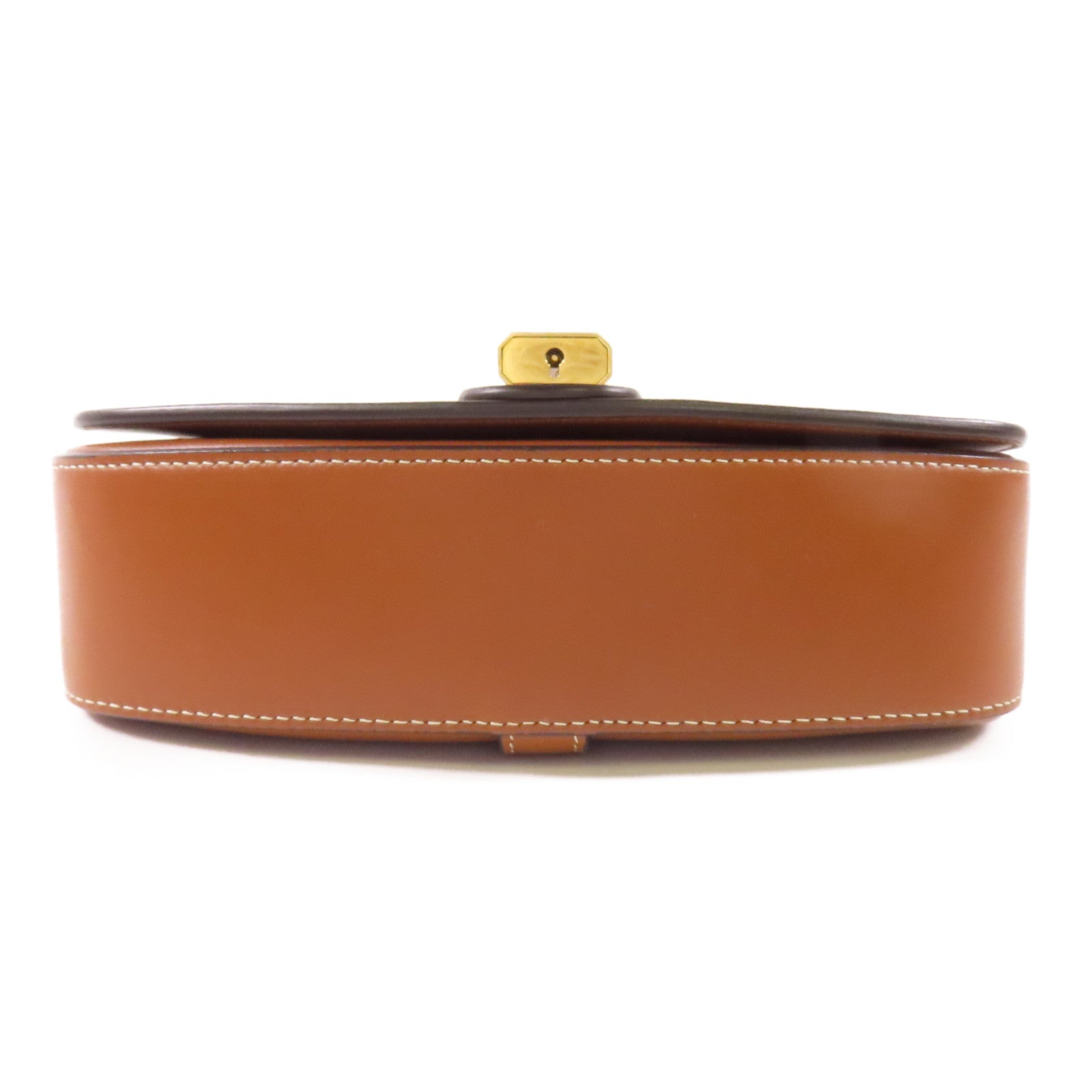 CELINE 牛皮皮革Tabou Clutch on Strap金扣手挽肩背兩用袋
