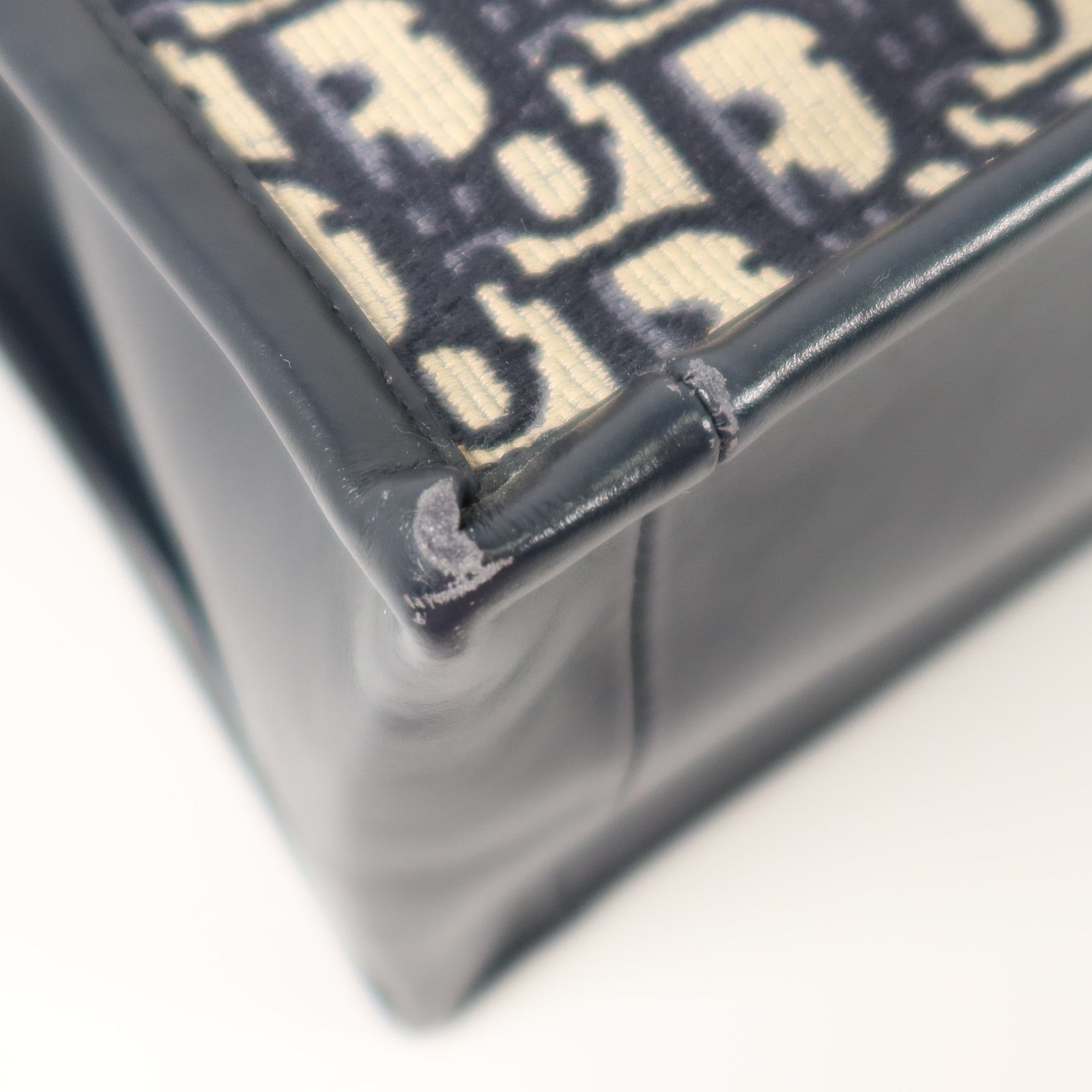 Dior Oblique帆布Book Tote金扣手挽肩背兩用袋