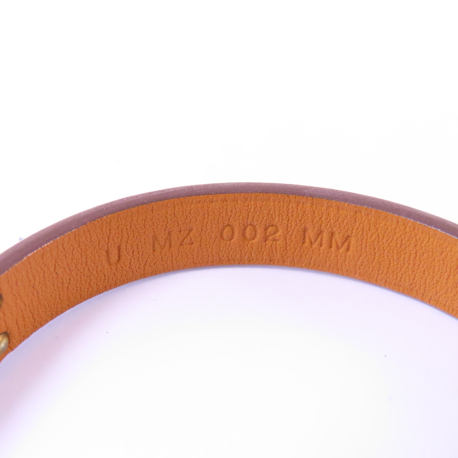 HERMES Swift皮革Mini Kelly Bracelet手鏈米灰色