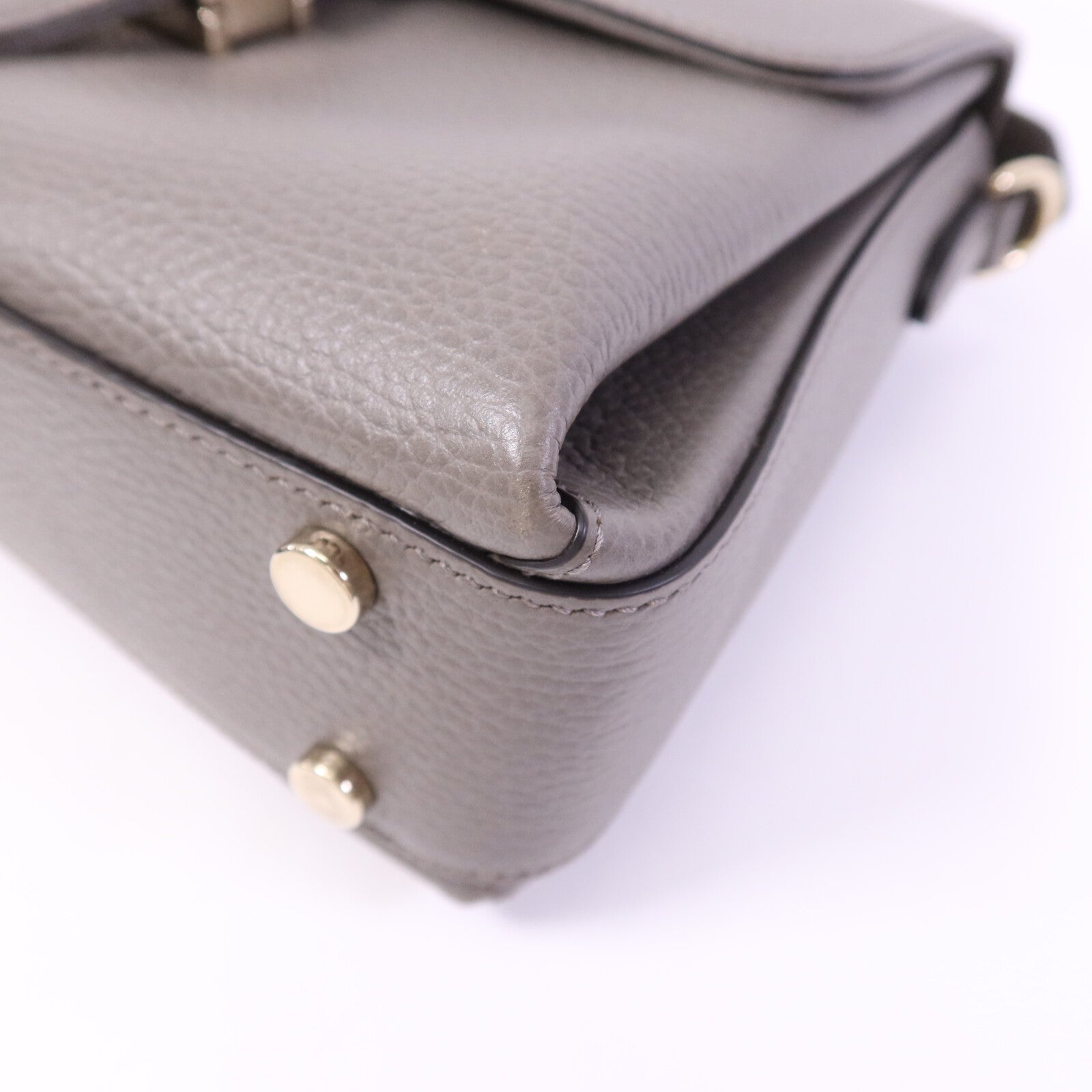 GUCCI 牛皮皮革Interlocking G Chain Bag金扣鏈帶肩背袋