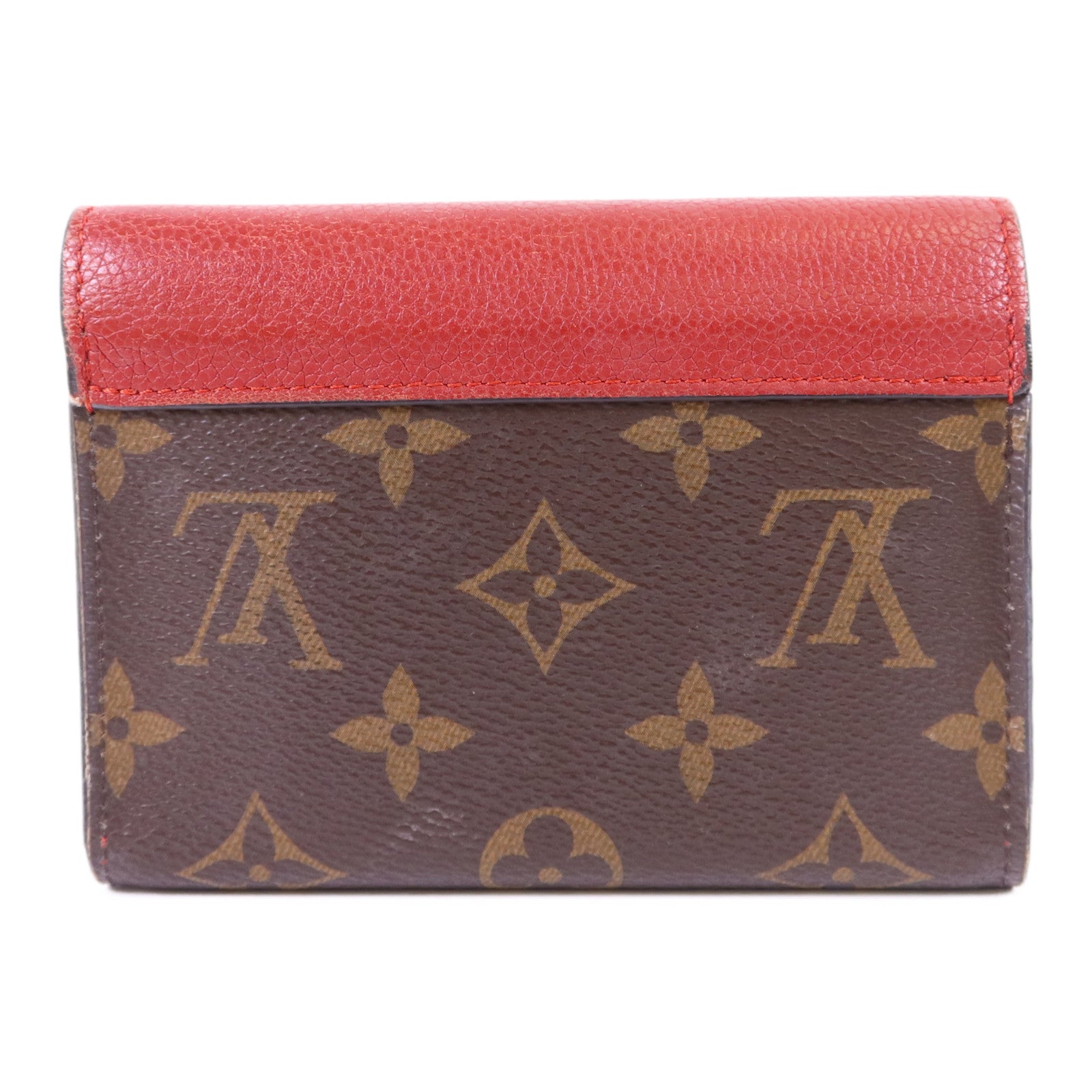 LOUIS VUITTON Monogram Pallas Compact Wallet金扣錢包