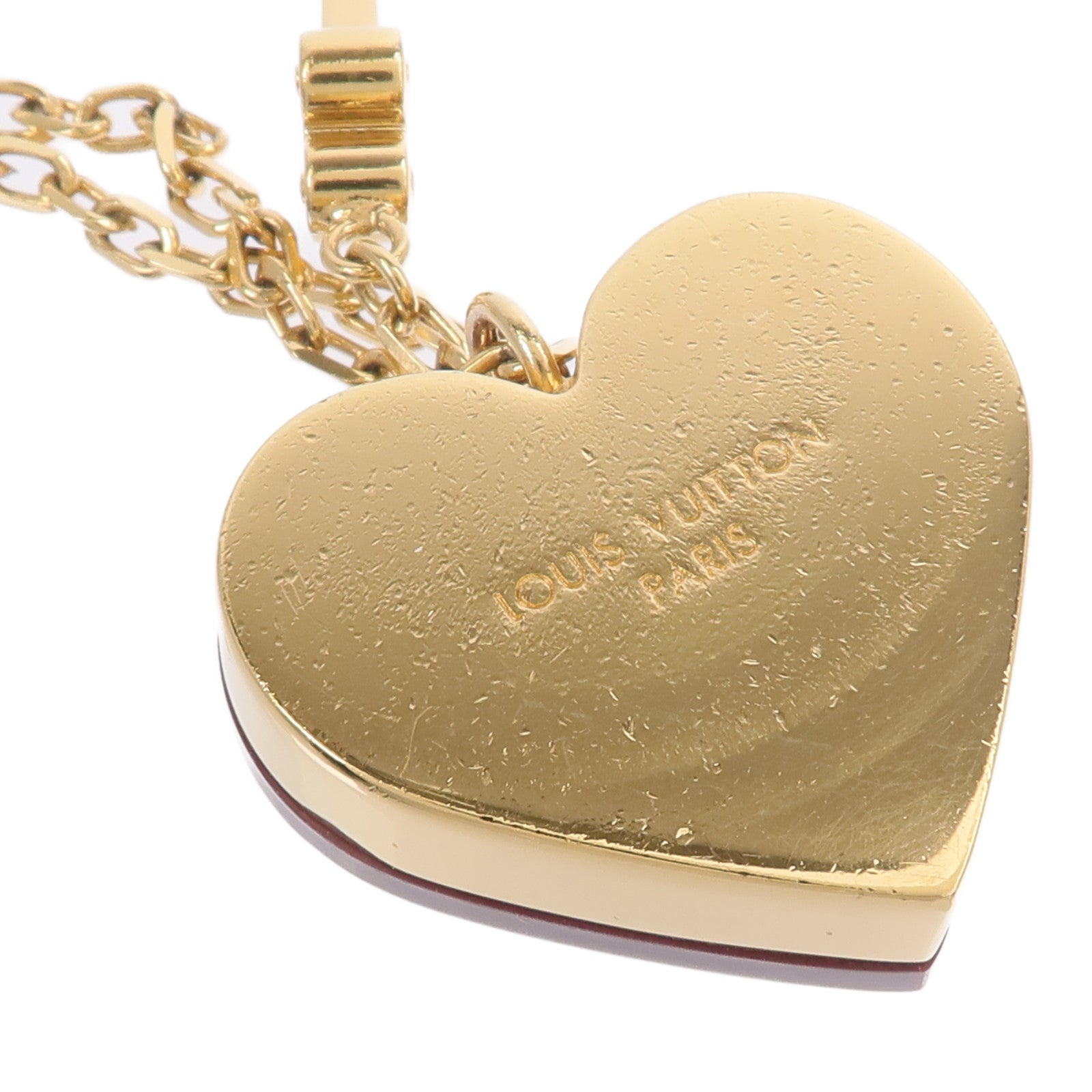 LOUIS VUITTON 金屬Lock Me Heart項鍊
