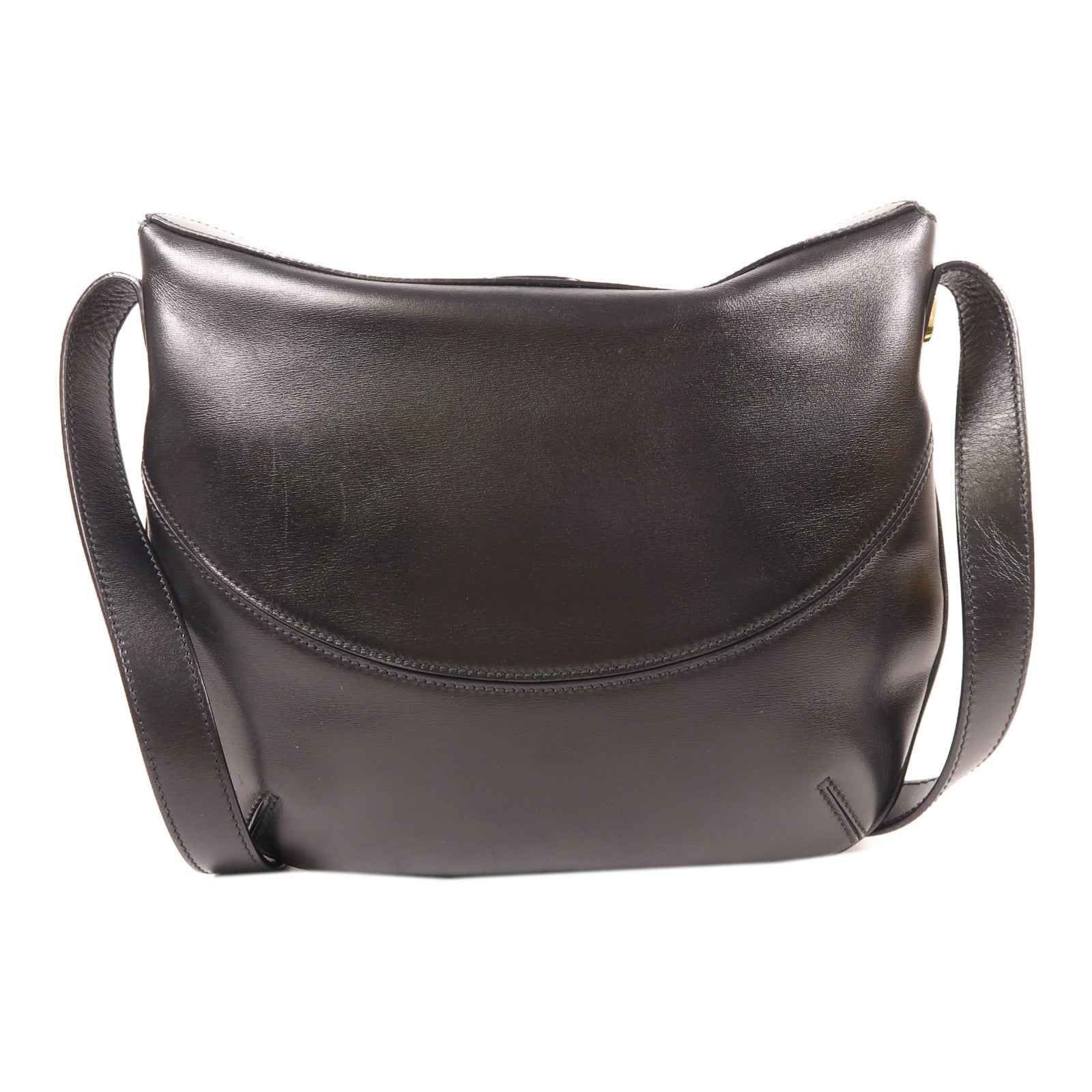 GUCCI 牛皮皮革Shoulder Bag金扣肩背袋黑色