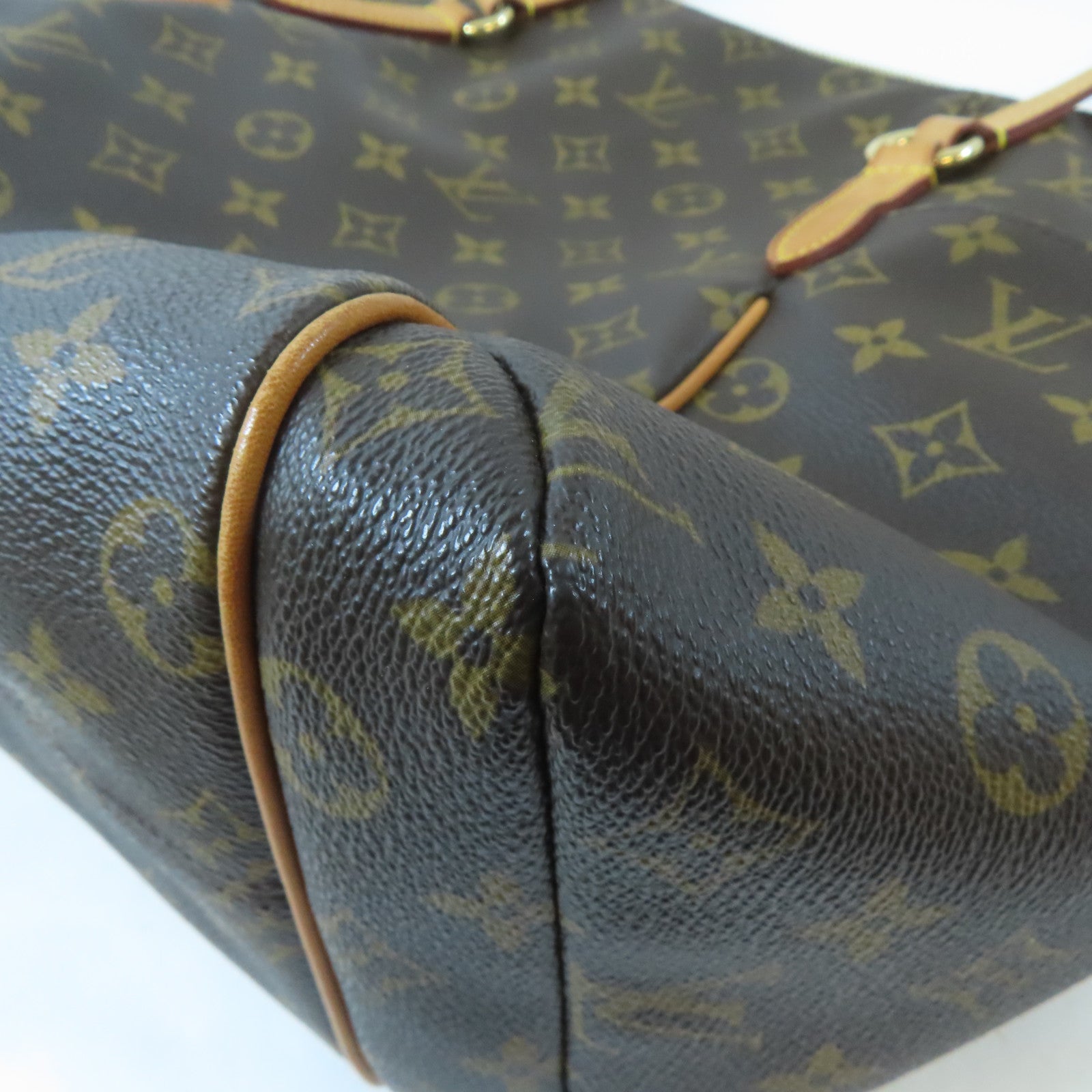 LOUIS VUITTON Monogram Totally MM金扣肩背袋啡色